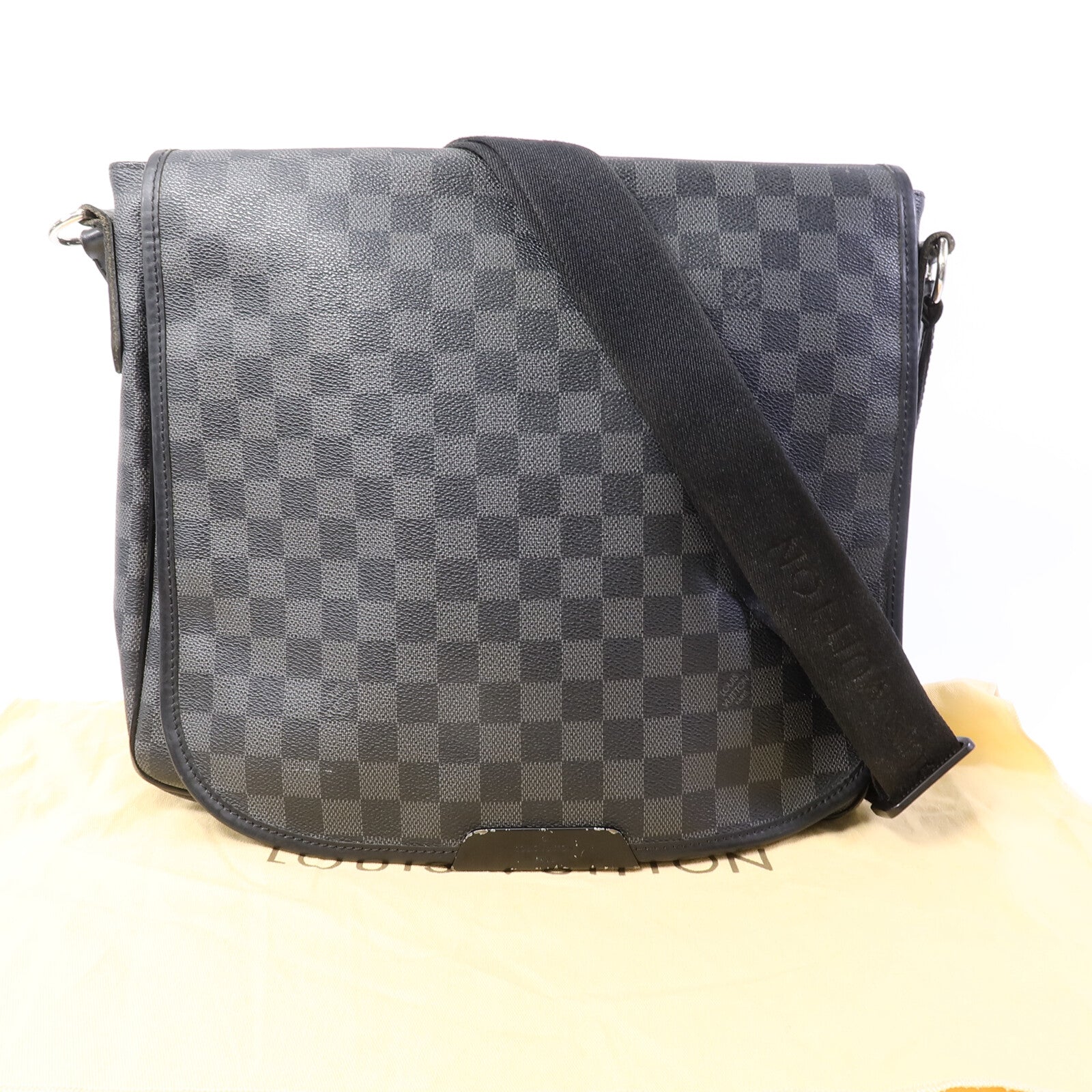 LOUIS VUITTON Damier Graghite Daniel MM肩背袋