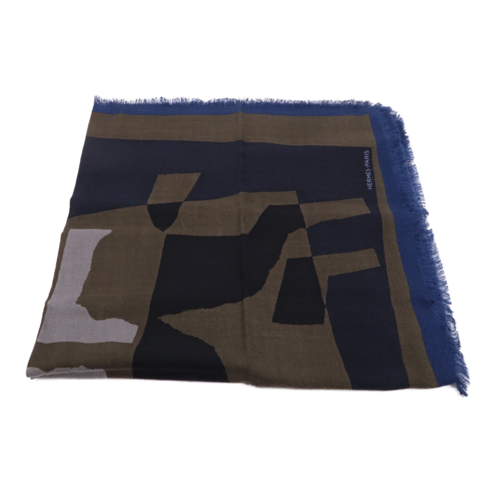 HERMES 羊毛/絲質Scarf圍巾