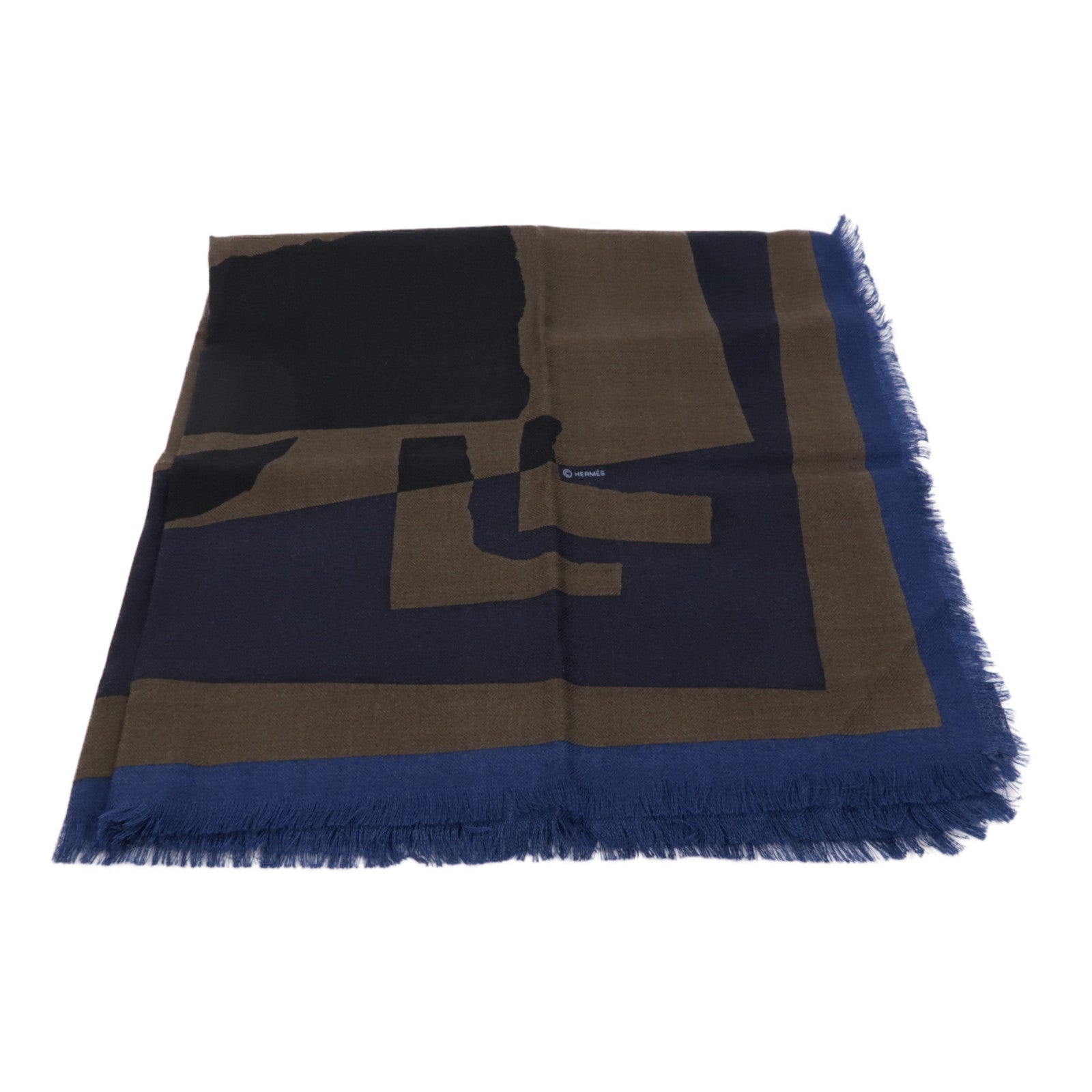 HERMES 羊毛/絲質Scarf圍巾