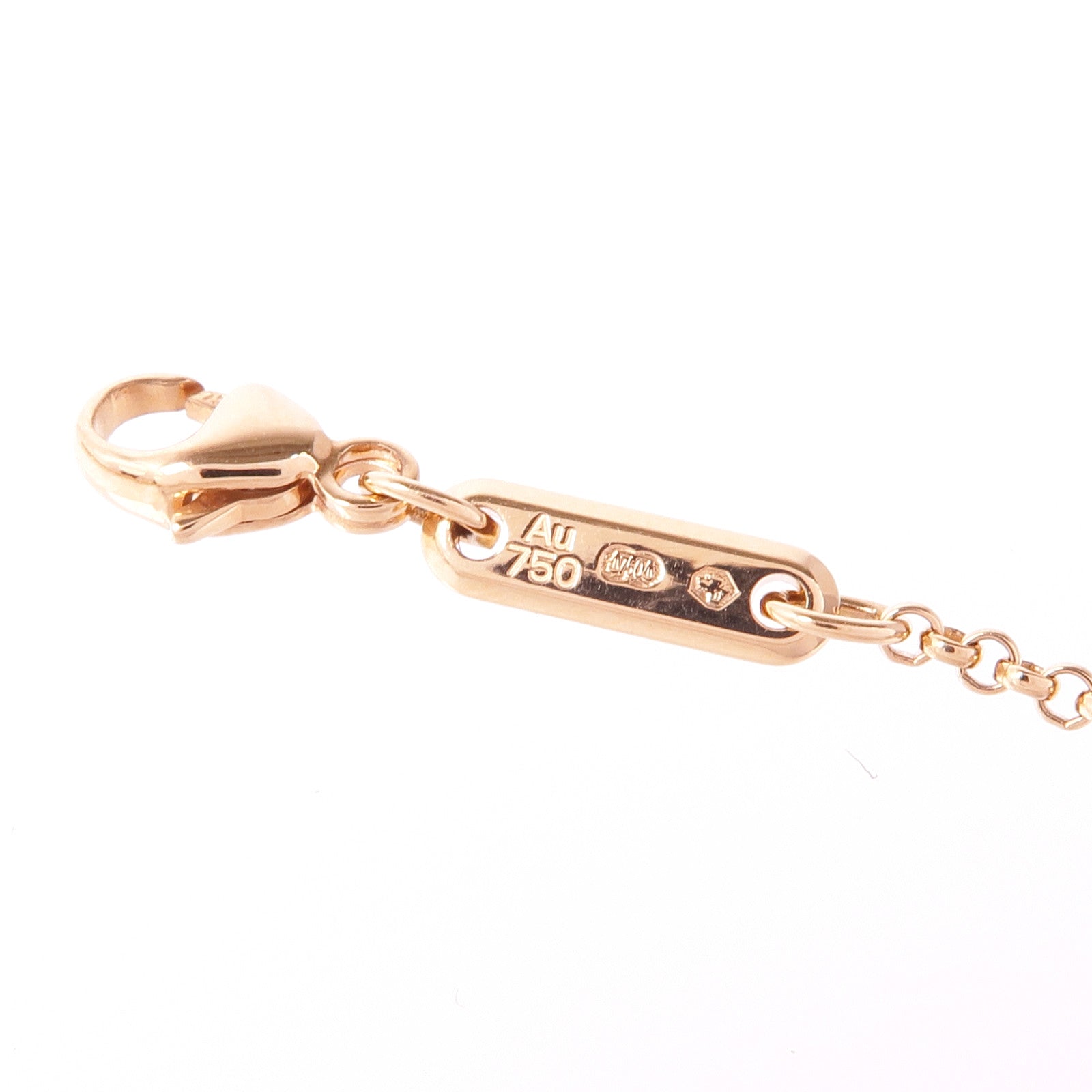 Chopard 18K玫瑰金Happy Heart Necklace鑽石項鍊