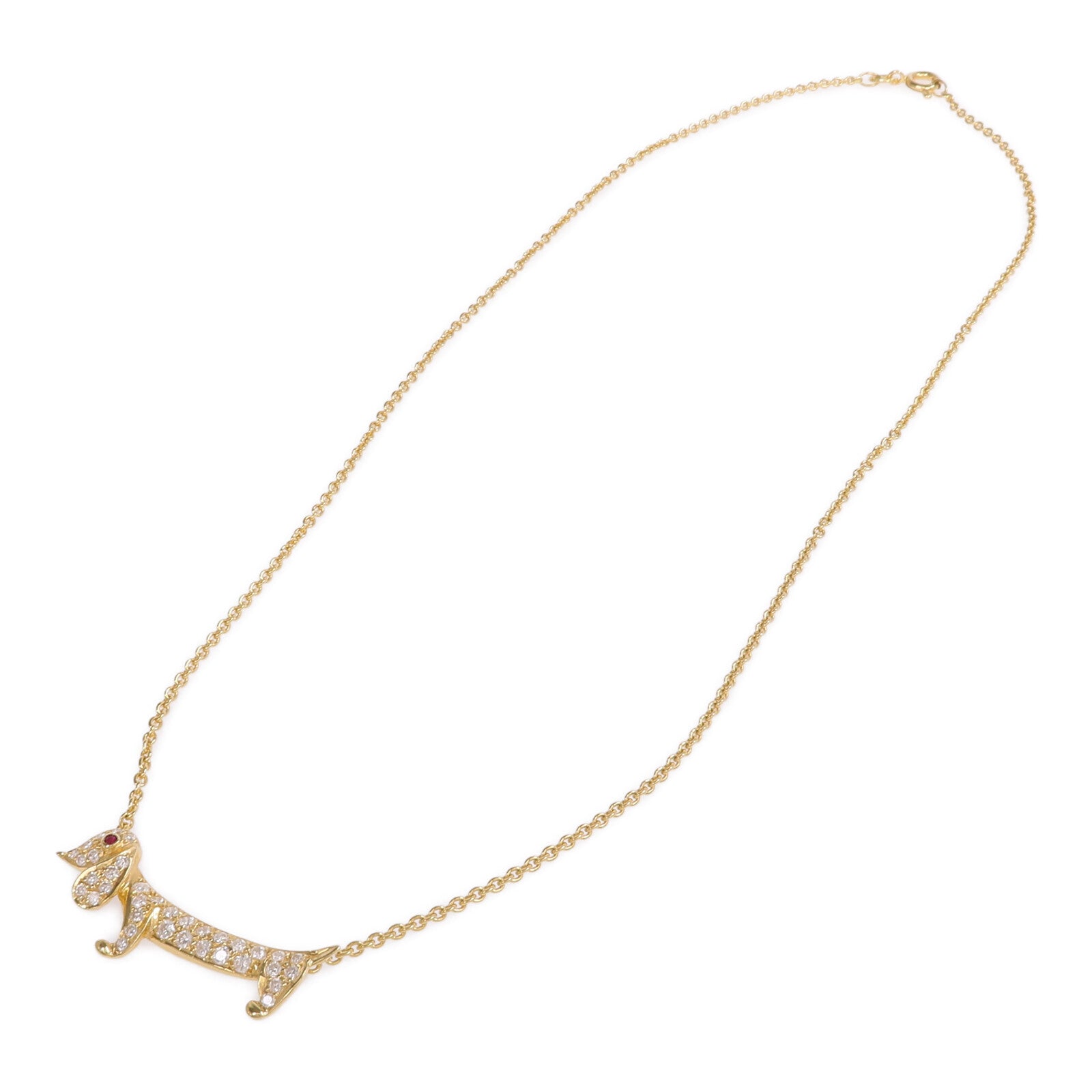 JEWELRY 18K黃金Diamond Necklace鑽石項鍊
