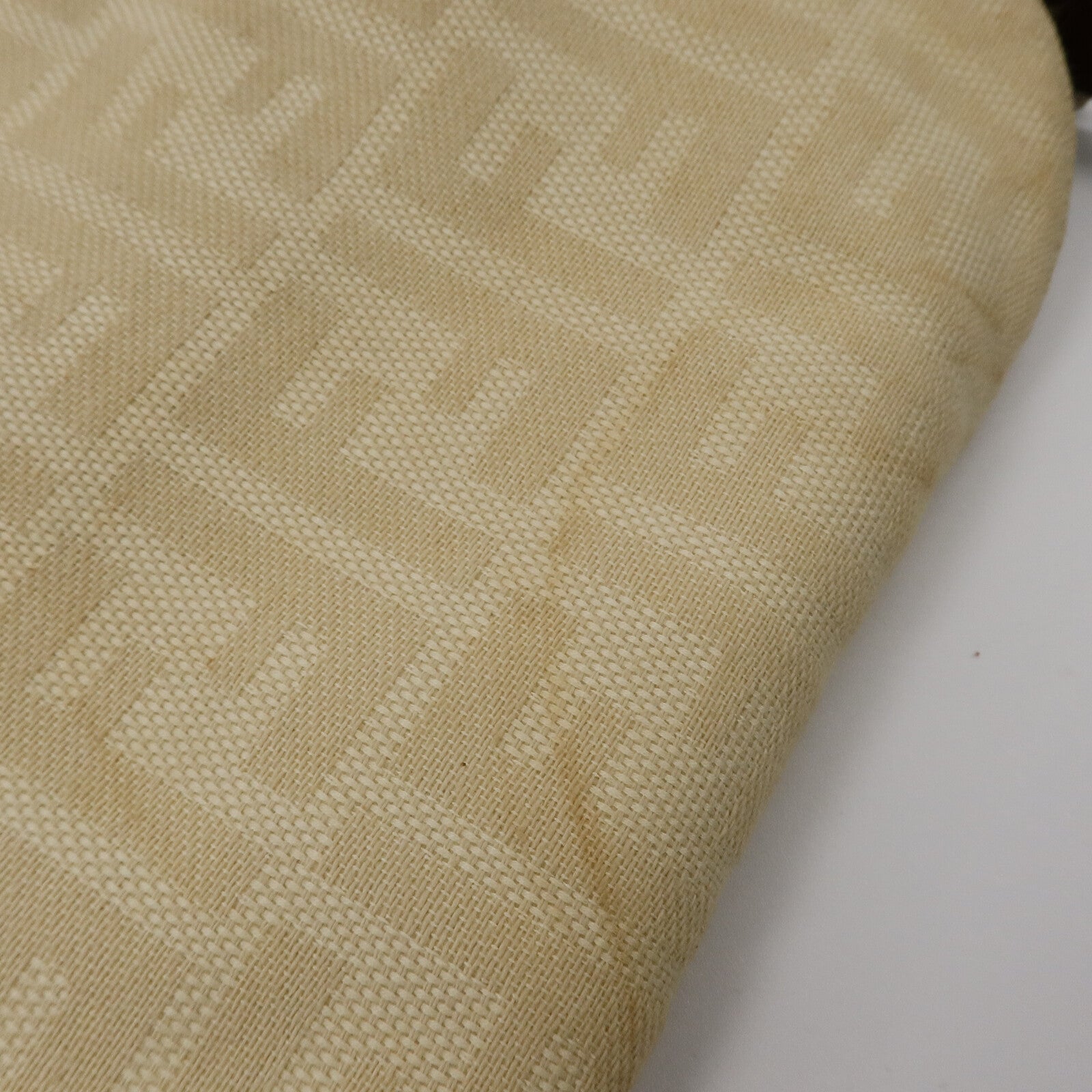 FENDI 帆布/牛皮皮革Zucca Double Flap Mamma肩背袋