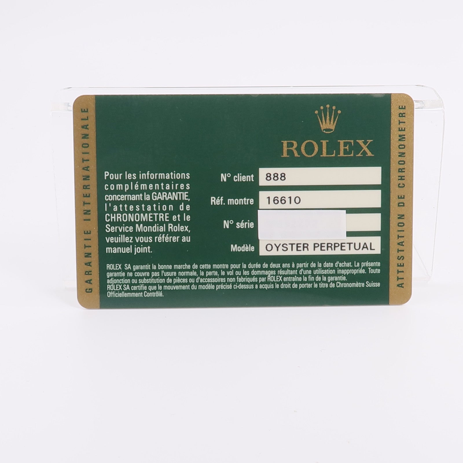 ROLEX Submarinar Date 16610