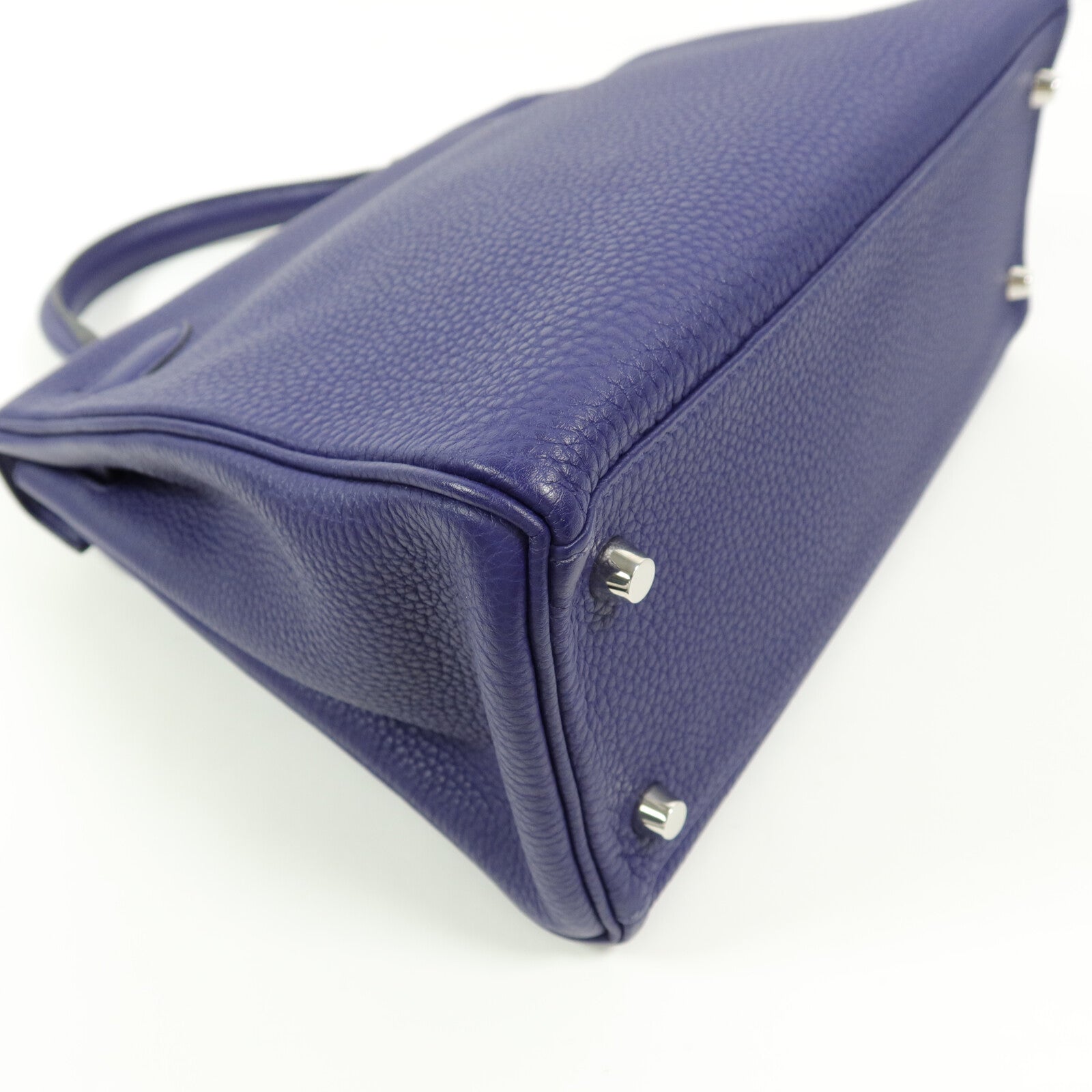HERMES Taurillion Clemence皮革Kelly 28手挽肩背兩用袋Cassis