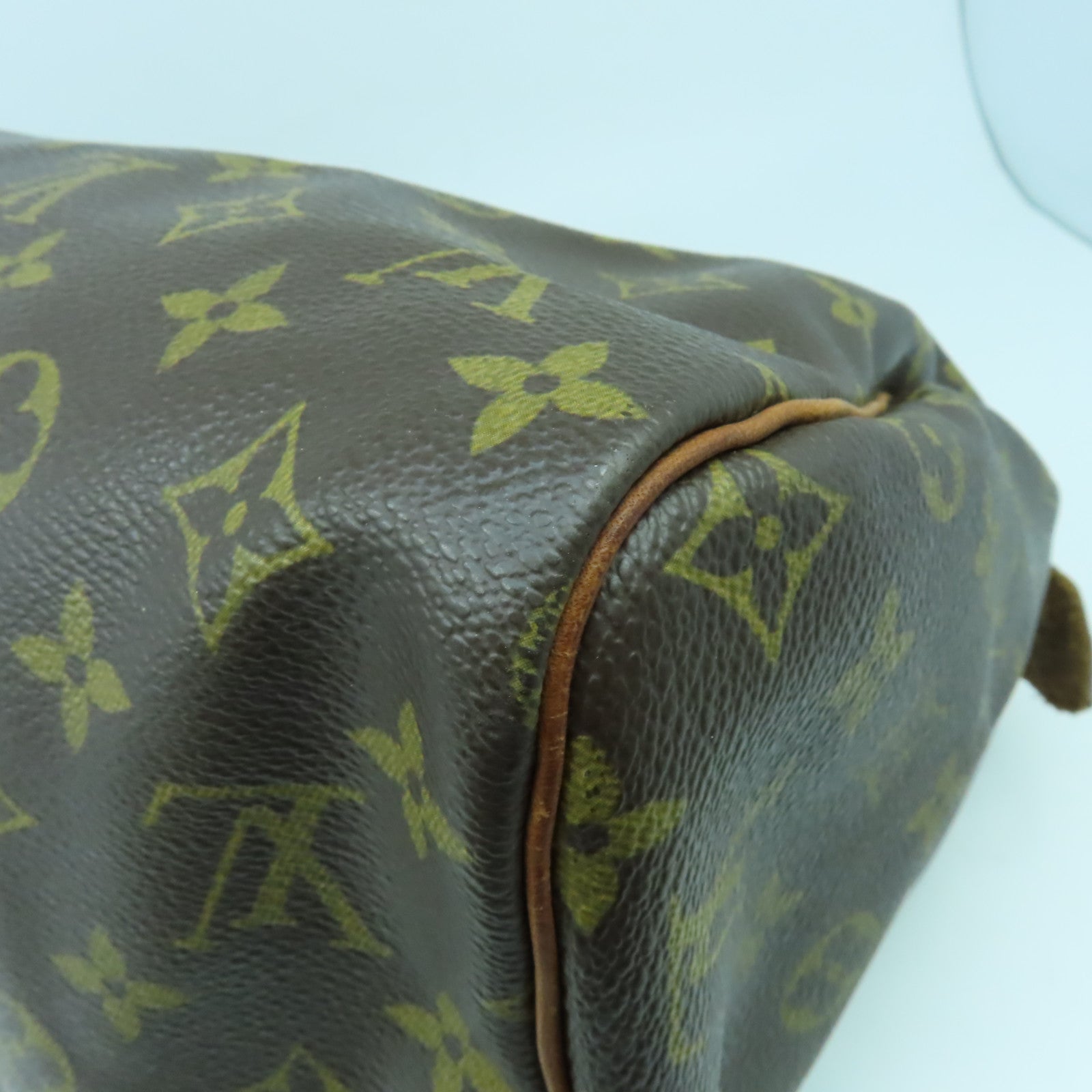 LOUIS VUITTON 【激減優惠】Monogram Speedy 30金扣手挽袋啡色
