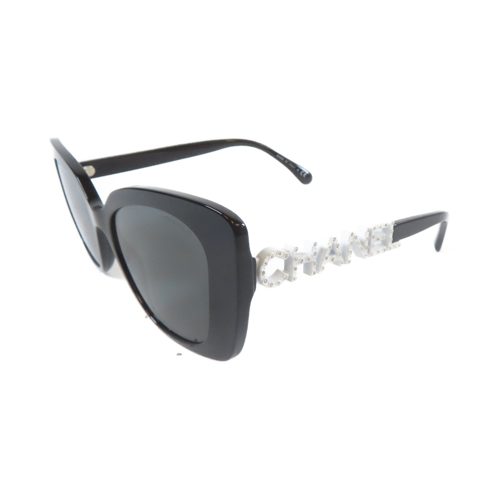 CHANEL PVC Square Sunglasses太陽眼鏡黑色