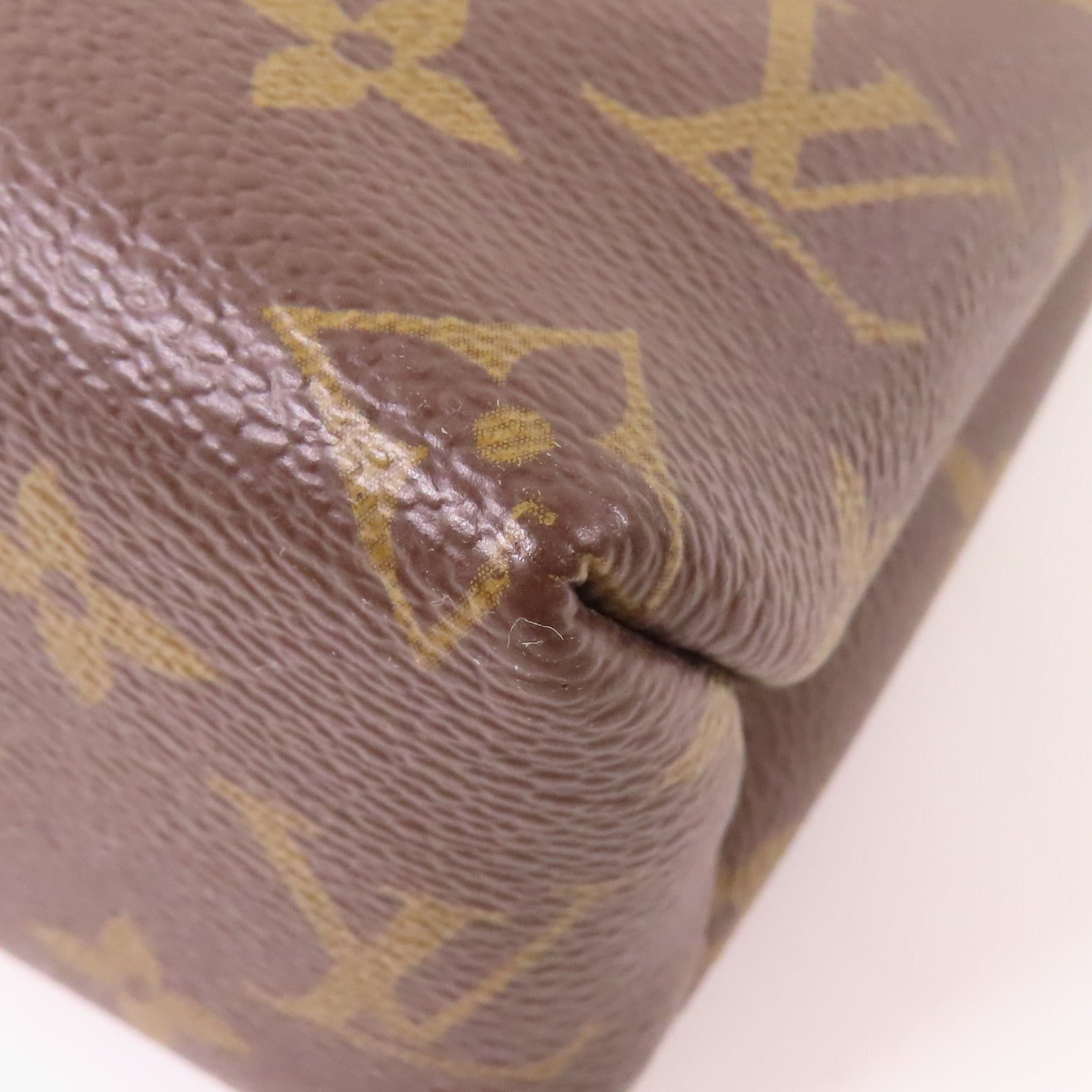 LOUIS VUITTON GHW Saint Placide Shoulder Bag M43713 Monogram Brown/Red