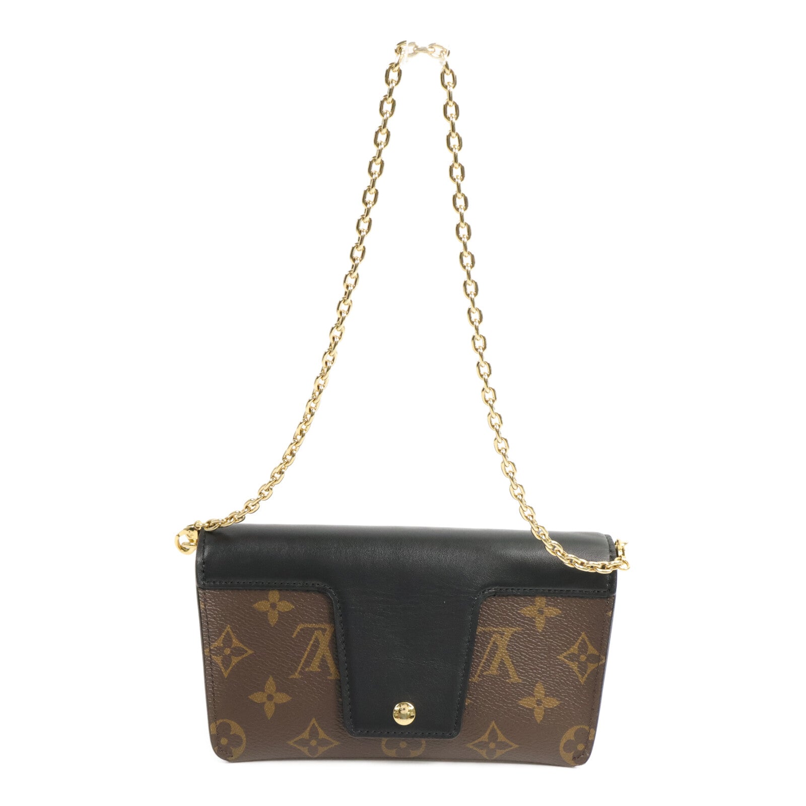 LOUIS VUITTON Monogram Padlock On Strap手挽肩背兩用袋