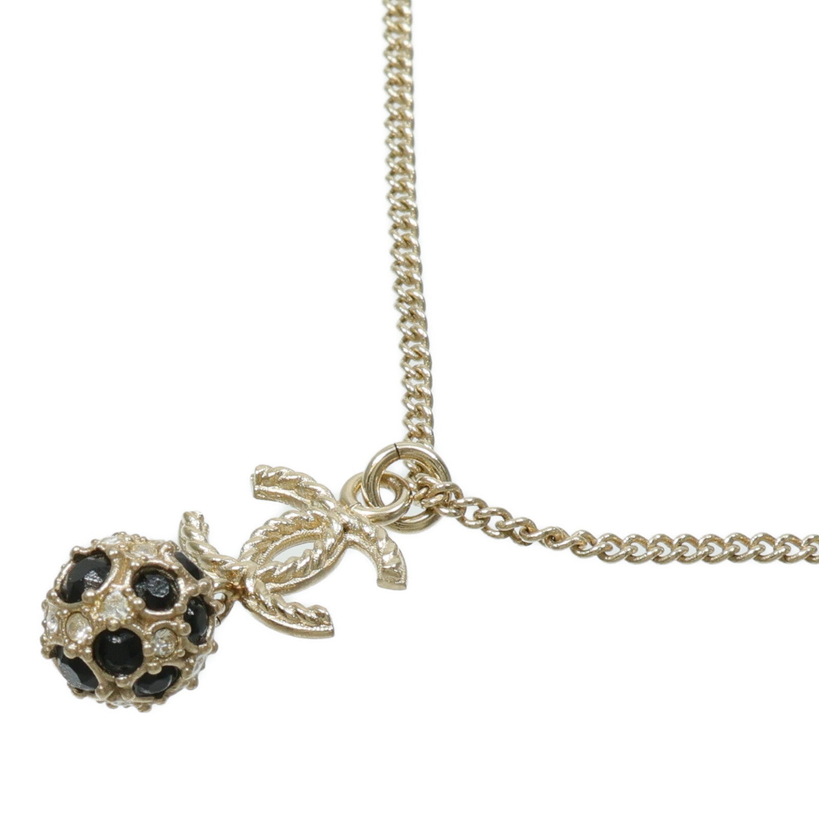 CHANEL 金屬/水鑽Necklace項鍊