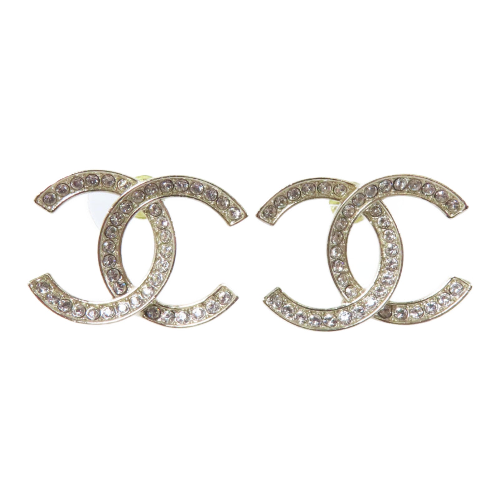 CHANEL PVC/金屬Earrings耳環透明/金色