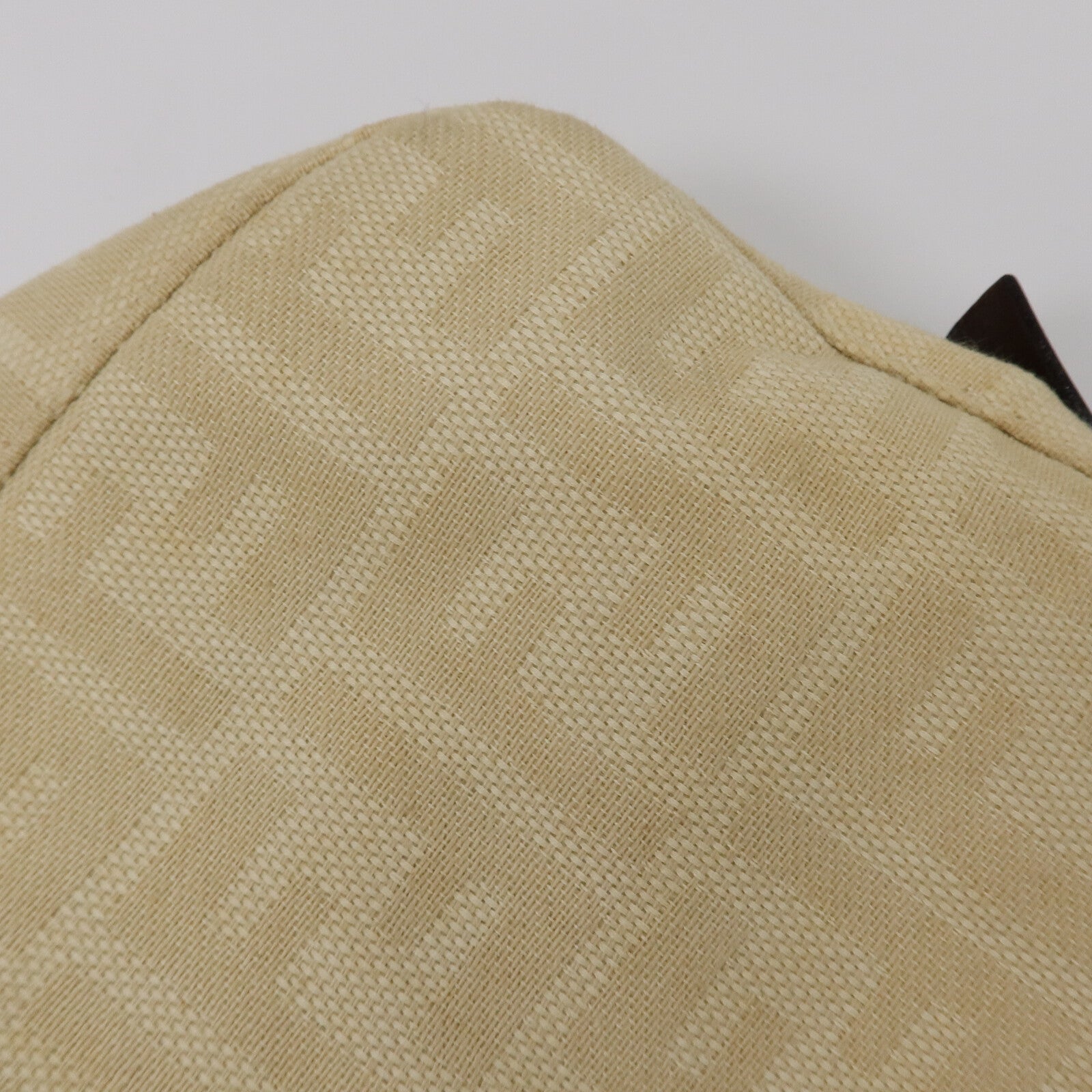 FENDI 帆布/牛皮皮革Zucca Double Flap Mamma肩背袋