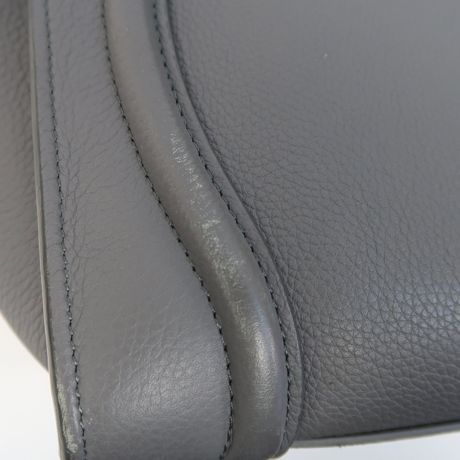 CELINE 【激減優惠】牛皮皮革Micro Luggage金扣手挽袋灰色