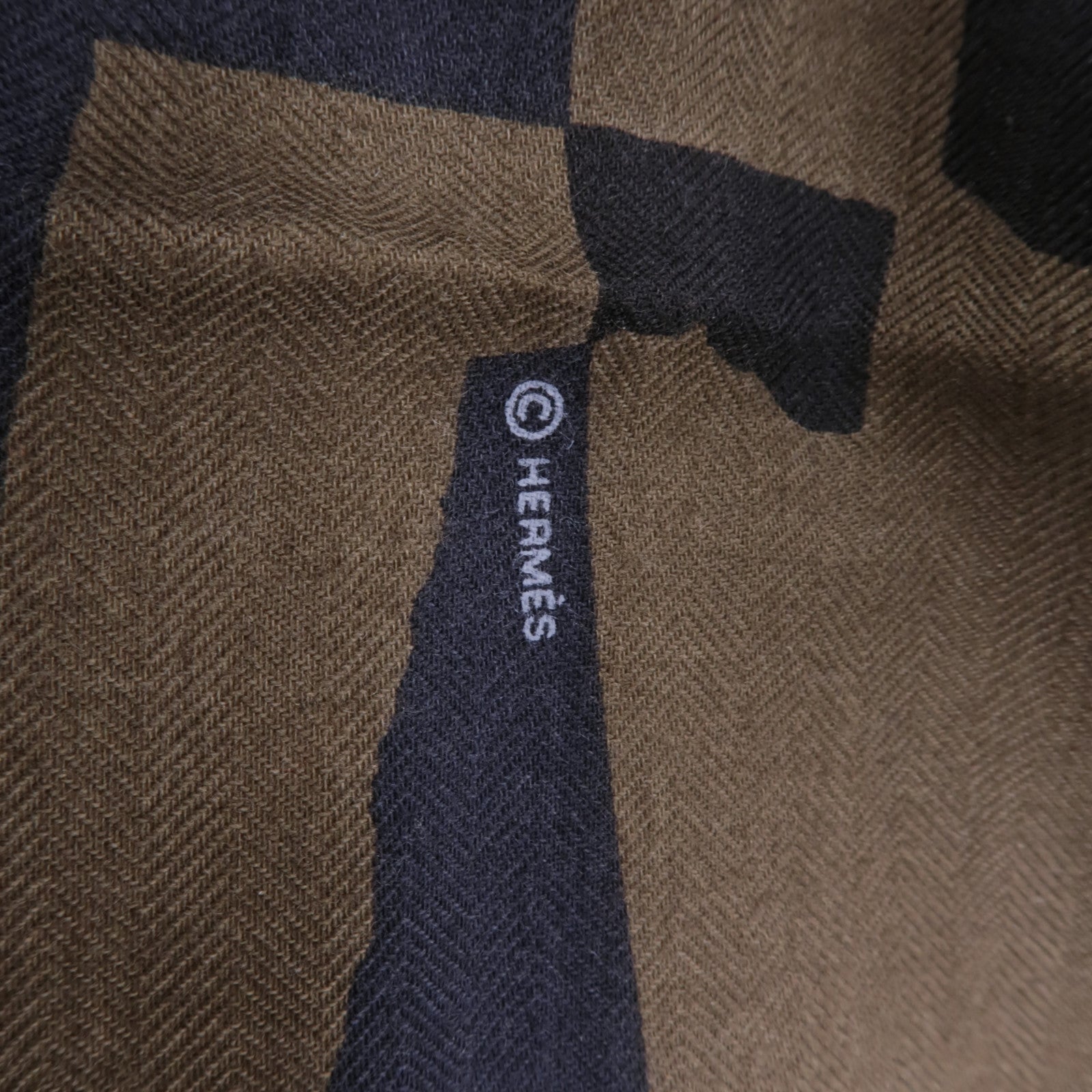 HERMES 羊毛/絲質Scarf圍巾