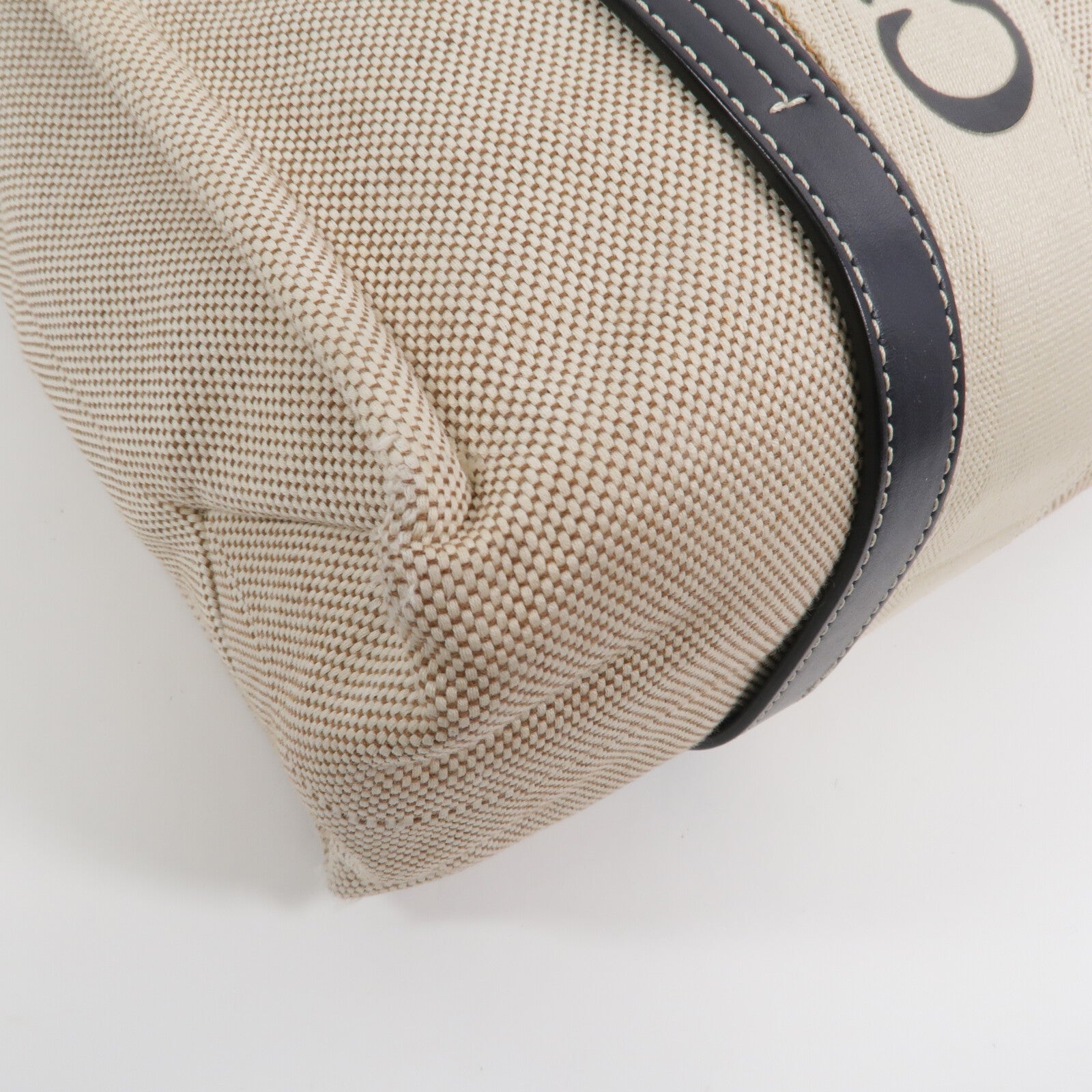 Chloe 帆布Woody Tote Medium肩背袋