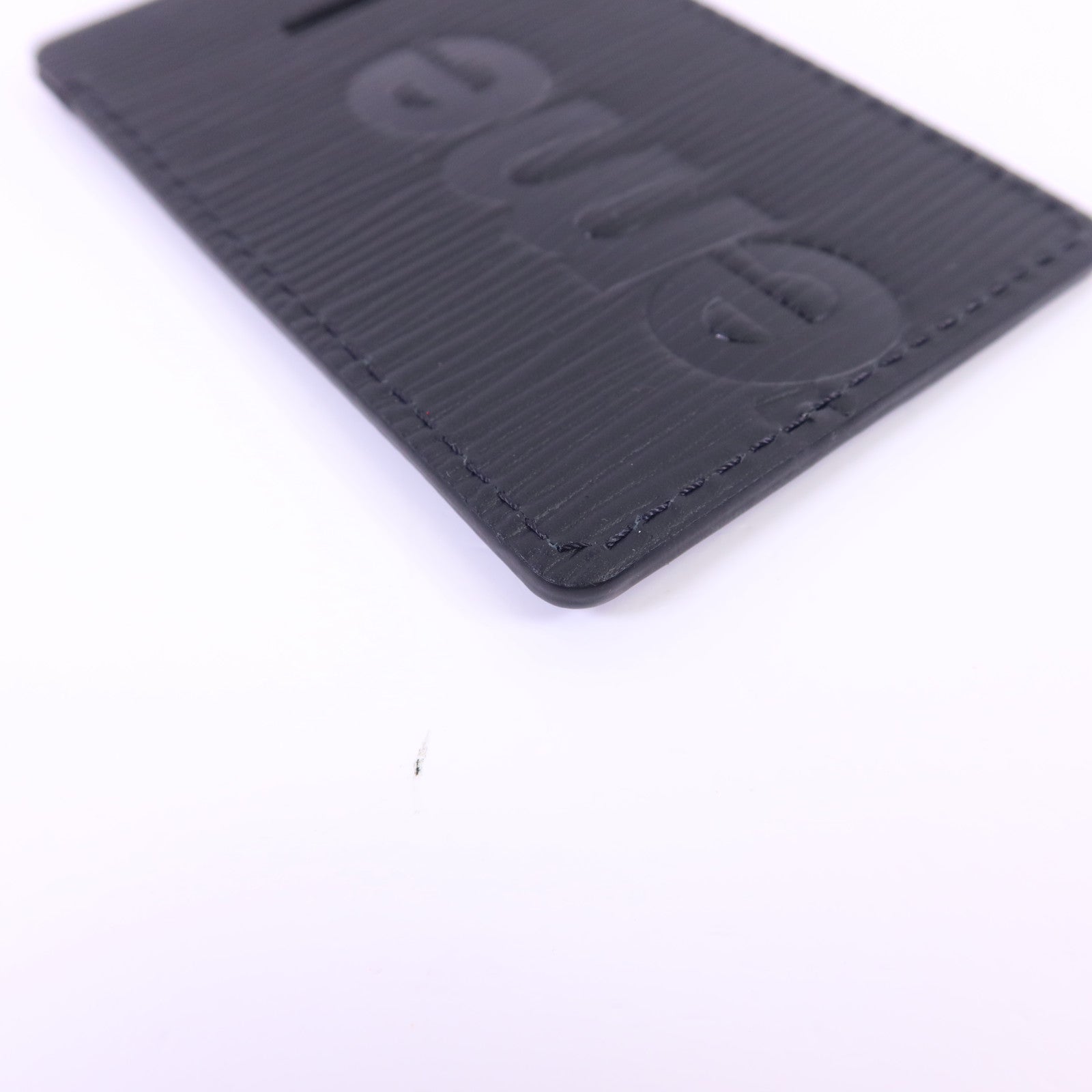 LOUIS VUITTON Epi LV x Supreme Collaboration Bag Charm行李牌掛飾