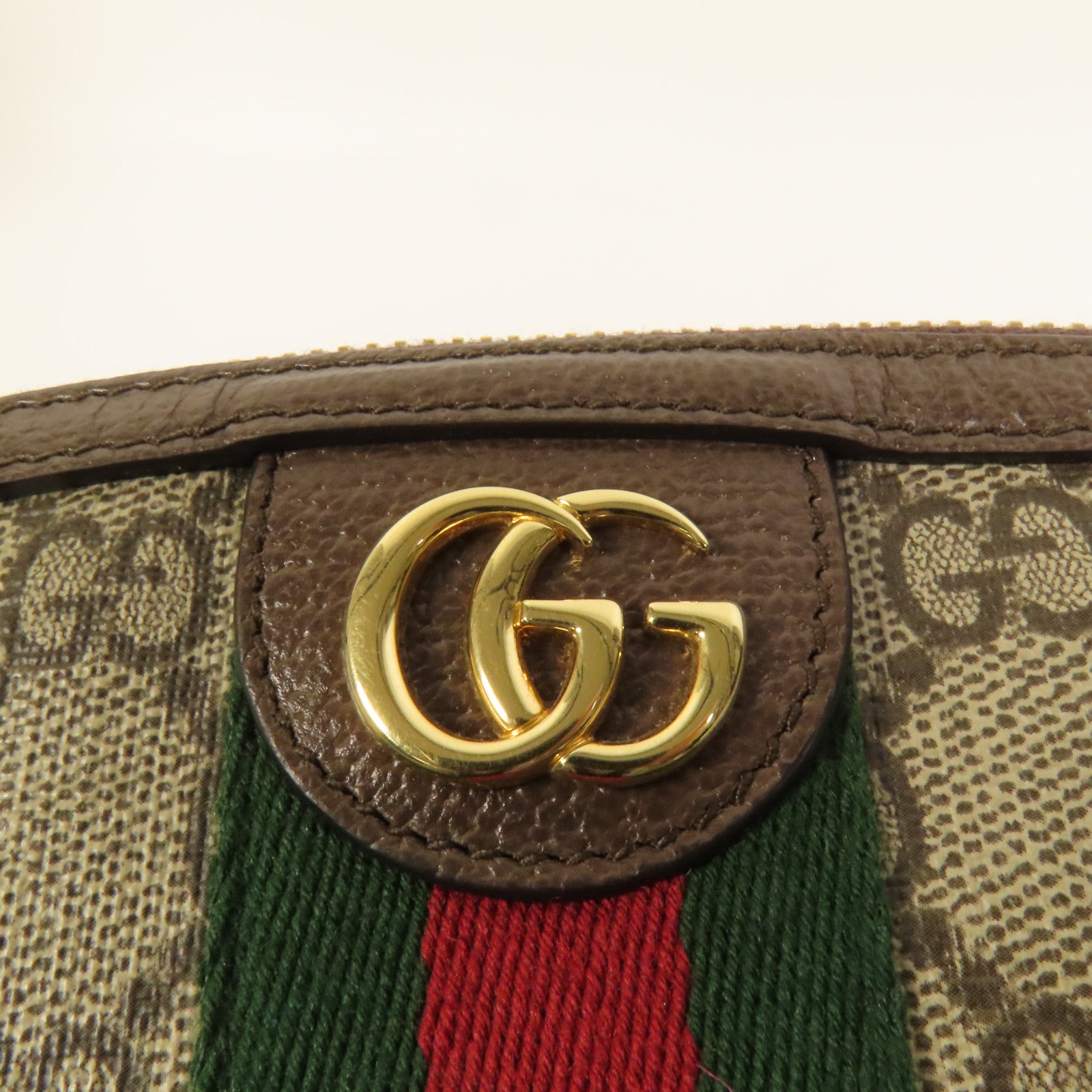 GUCCI 塗層帆布Ophidia GG Pouch金扣肩背袋