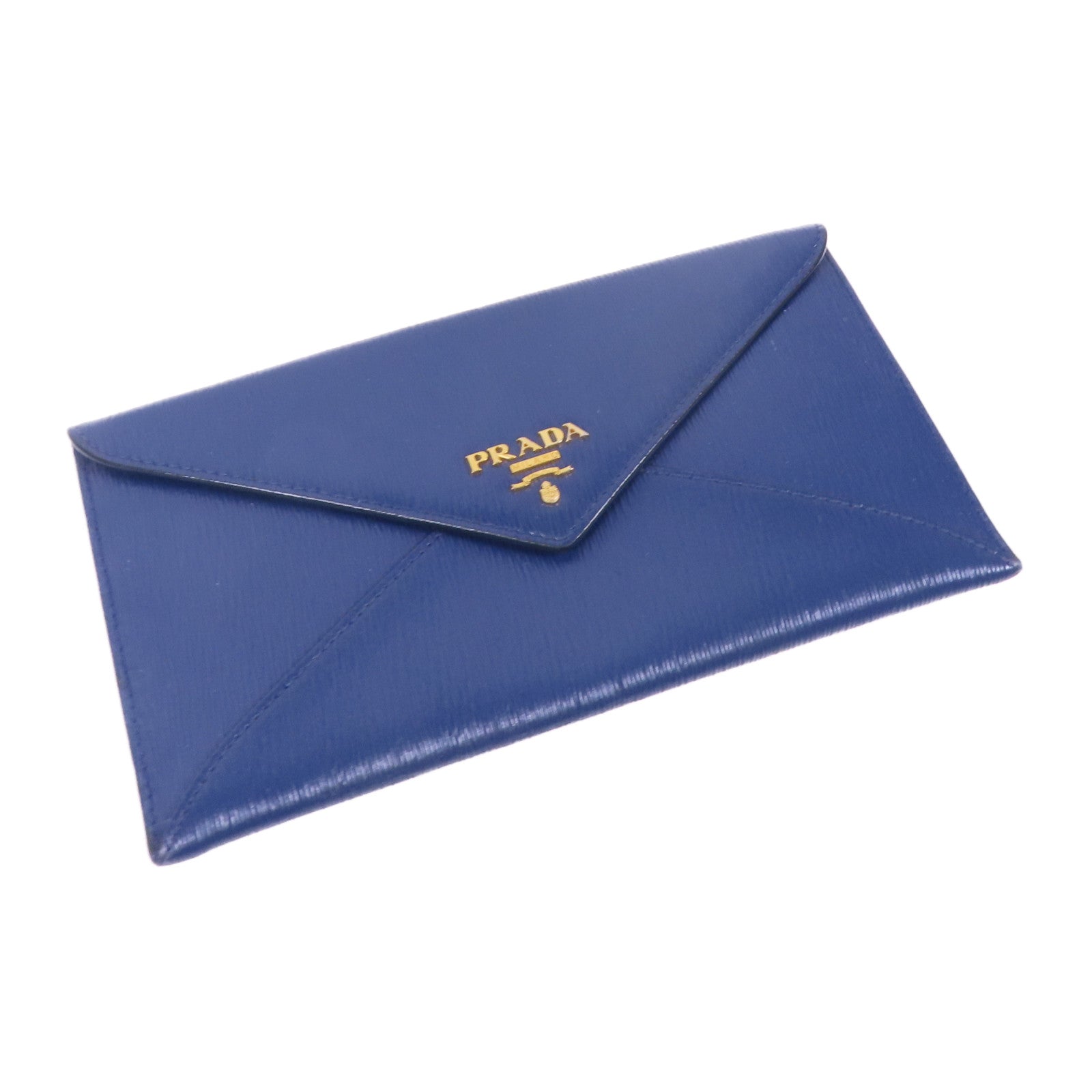 PRADA 【激減優惠】牛皮皮革Long Wallet金扣長錢包