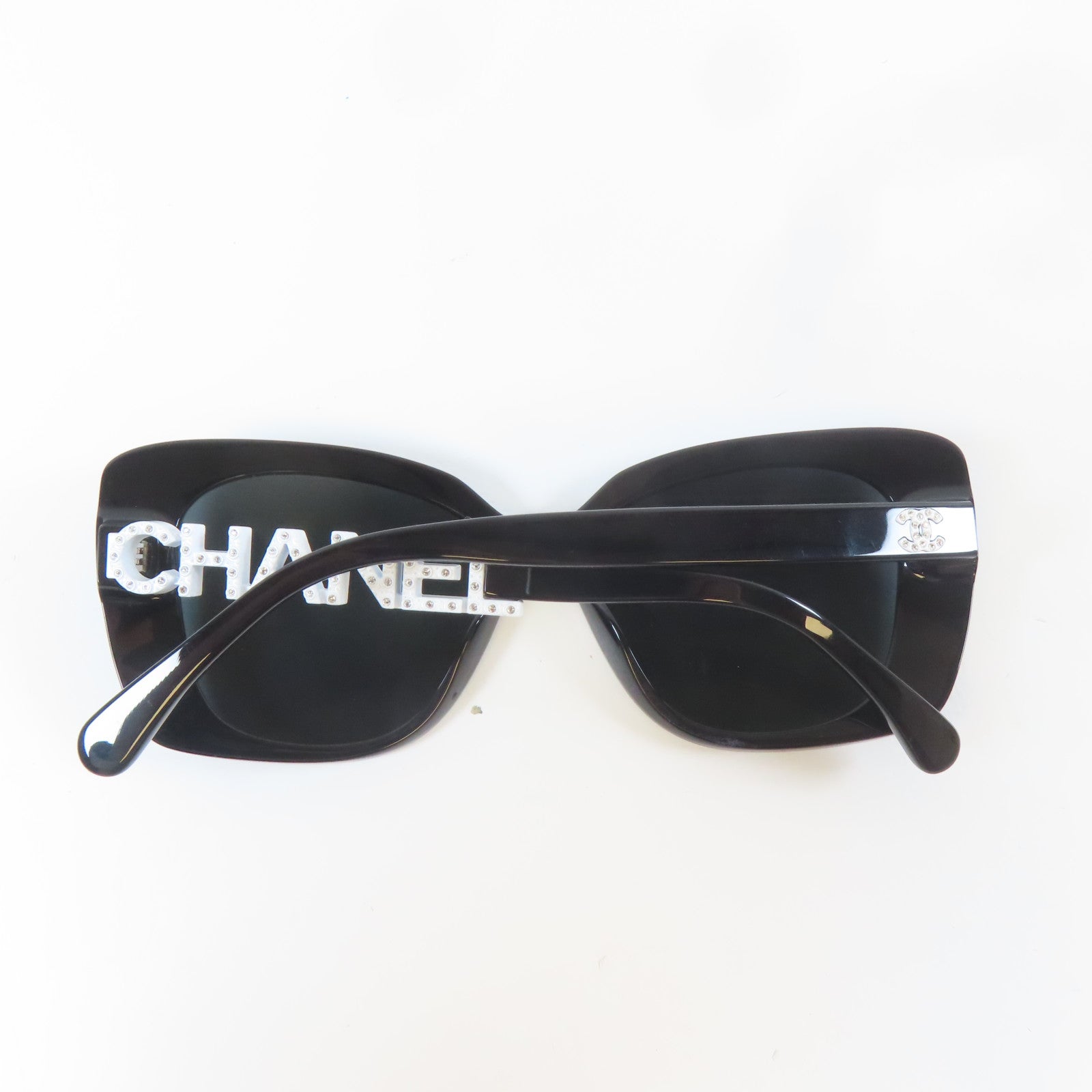 CHANEL PVC Square Sunglasses太陽眼鏡黑色