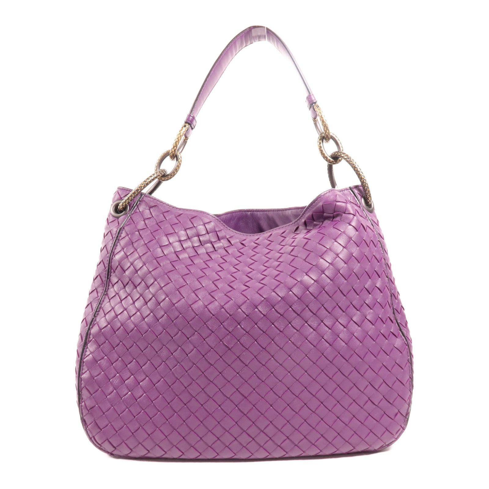 BOTTEGA VENETA 羊皮皮革Chain Shoulder Bag金扣肩背袋