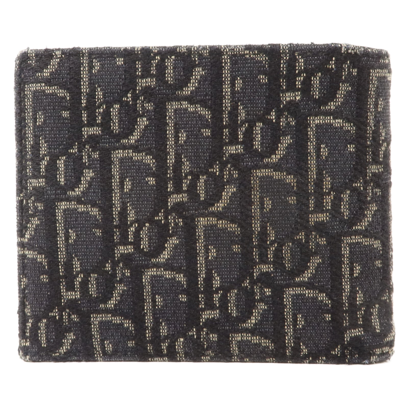 Dior 帆布/牛皮皮革Bifold Wallet錢包