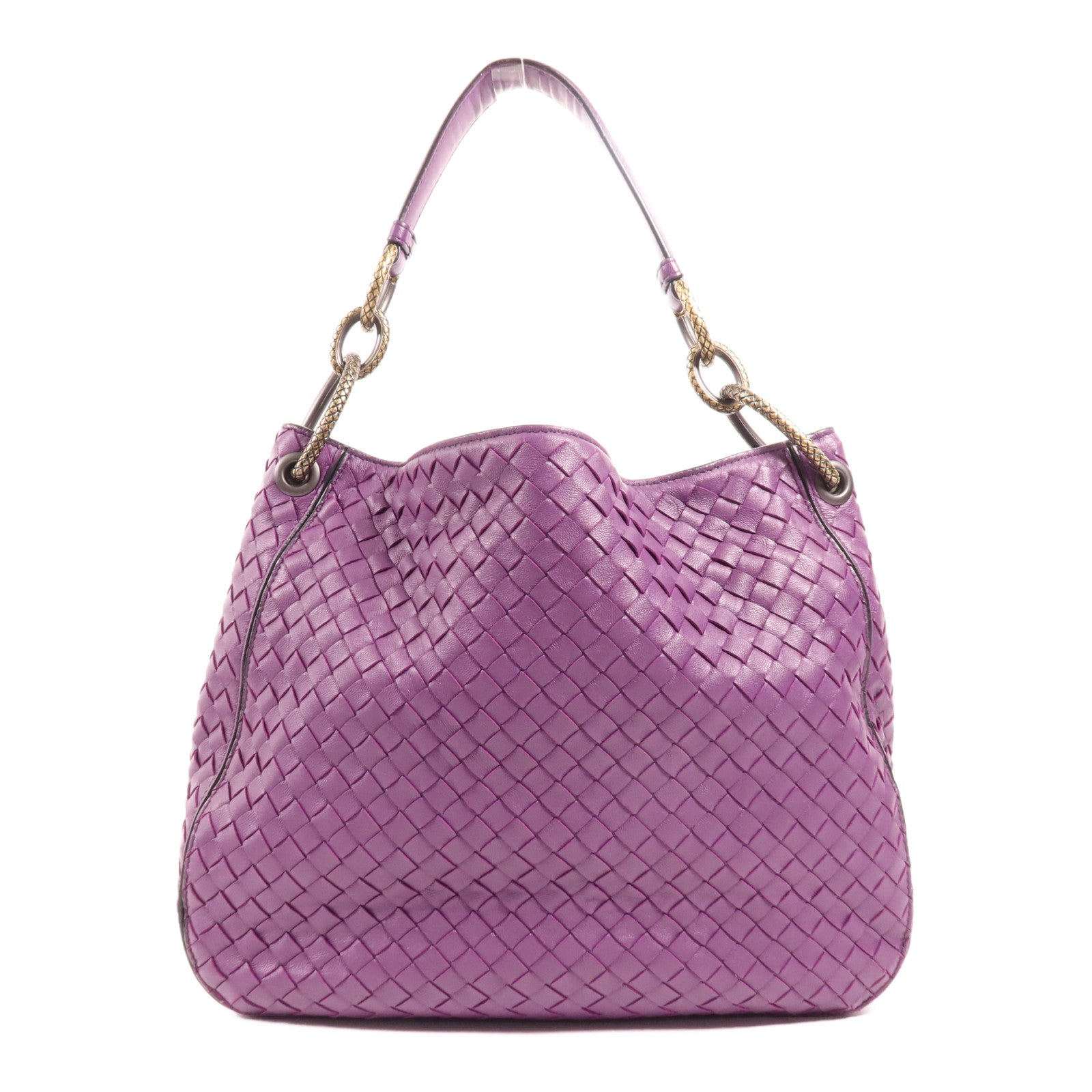 BOTTEGA VENETA 羊皮皮革Chain Shoulder Bag金扣肩背袋