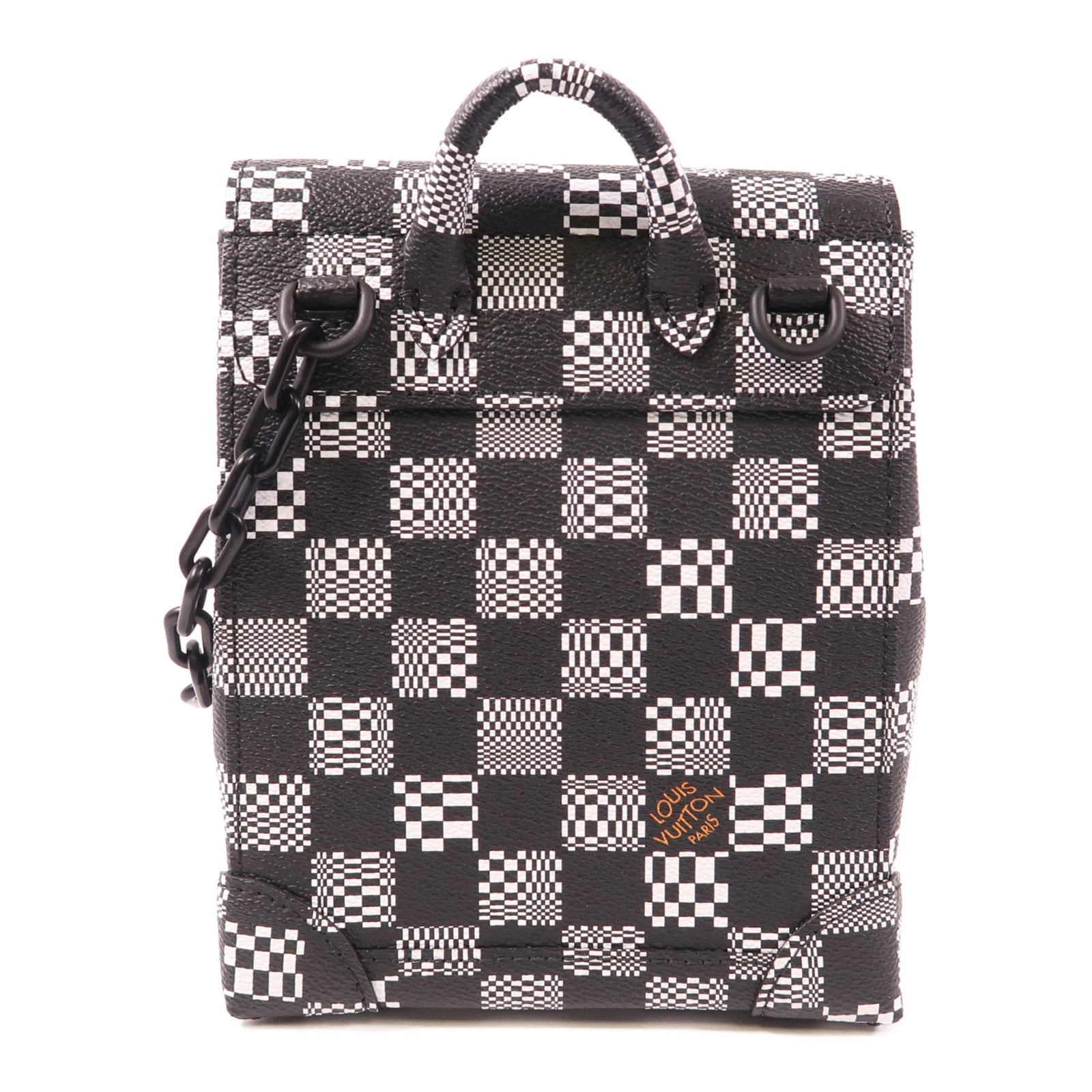 LOUIS VUITTON Damier Distorted Steamer XS手挽肩背兩用袋