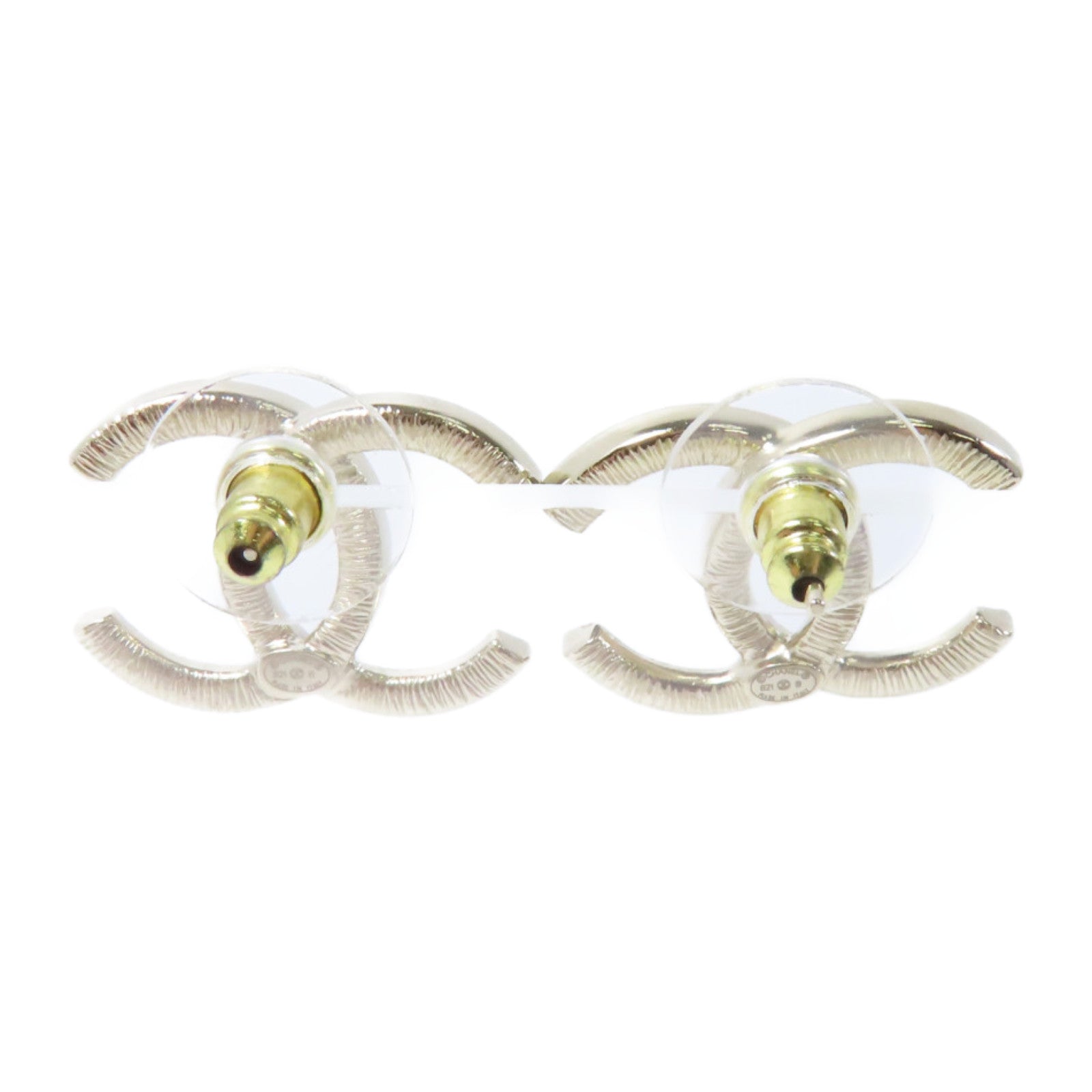 CHANEL PVC/金屬Earrings耳環透明/金色