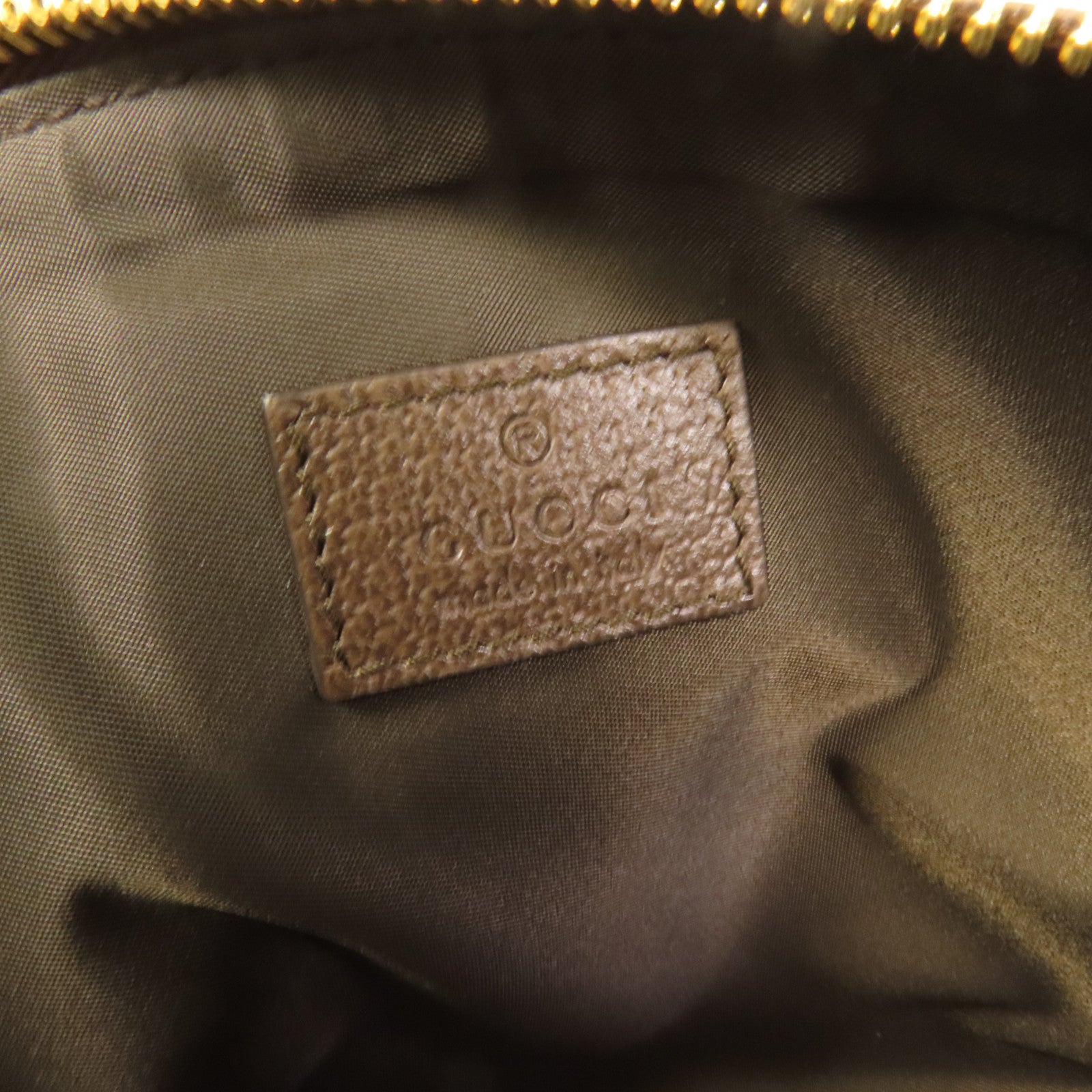 GUCCI 塗層帆布Ophidia GG Pouch金扣肩背袋