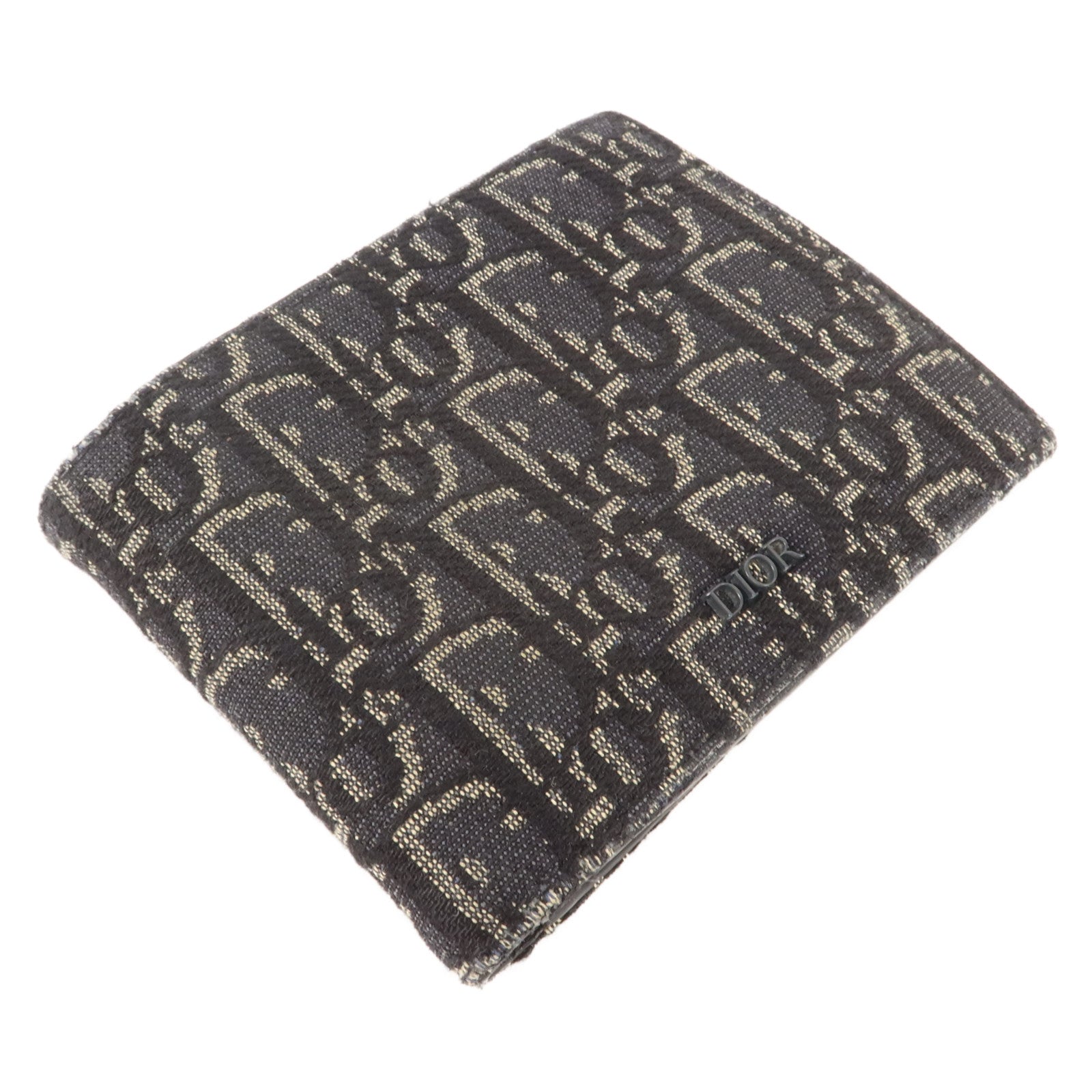 Dior 帆布/牛皮皮革Bifold Wallet錢包