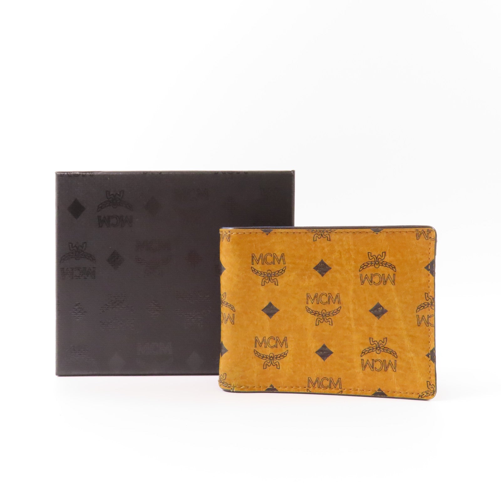 MCM 牛皮皮革Bifold Wallet錢包