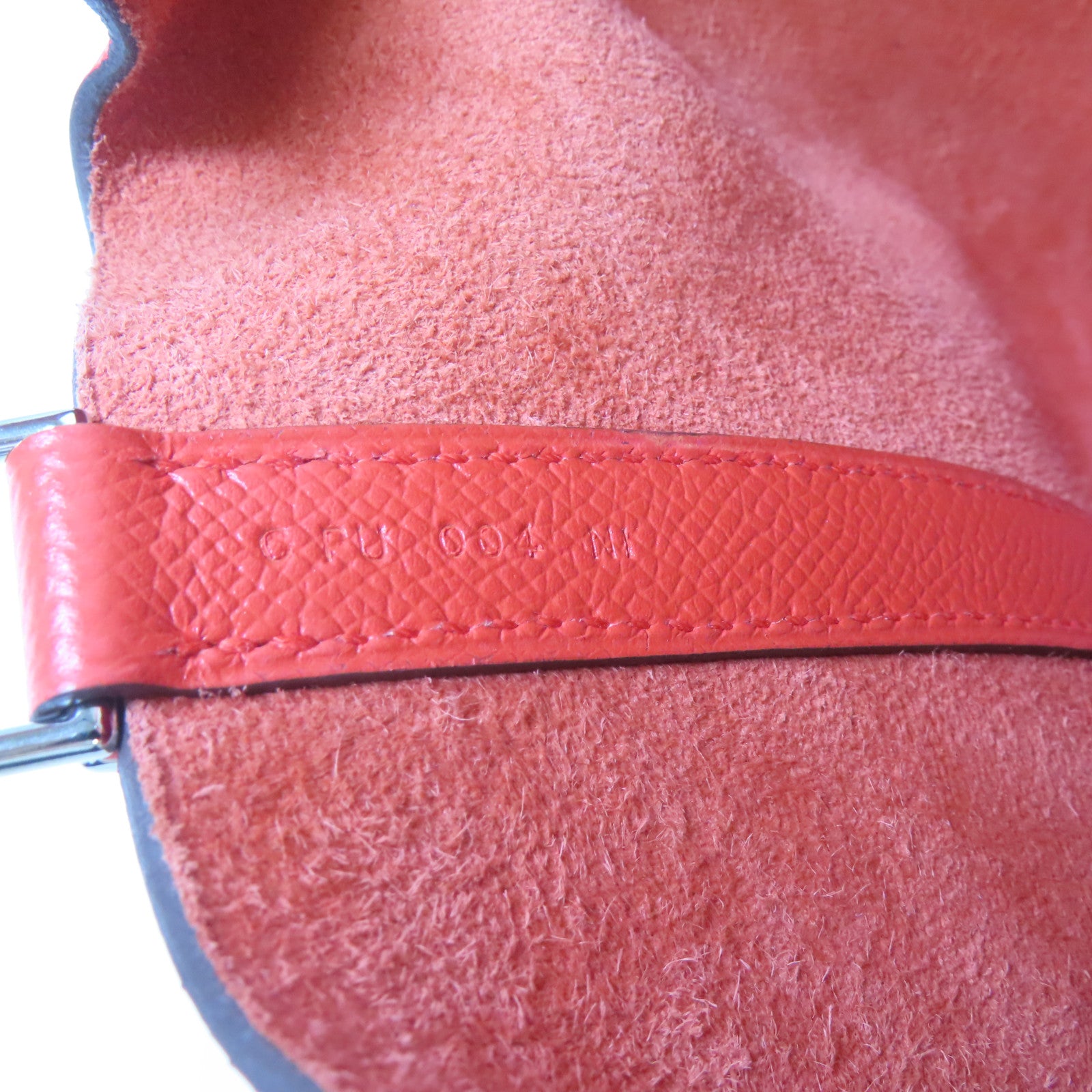 HERMES Epsom皮革Picotin PM Bucket Tote Bag銀扣手挽袋紅色