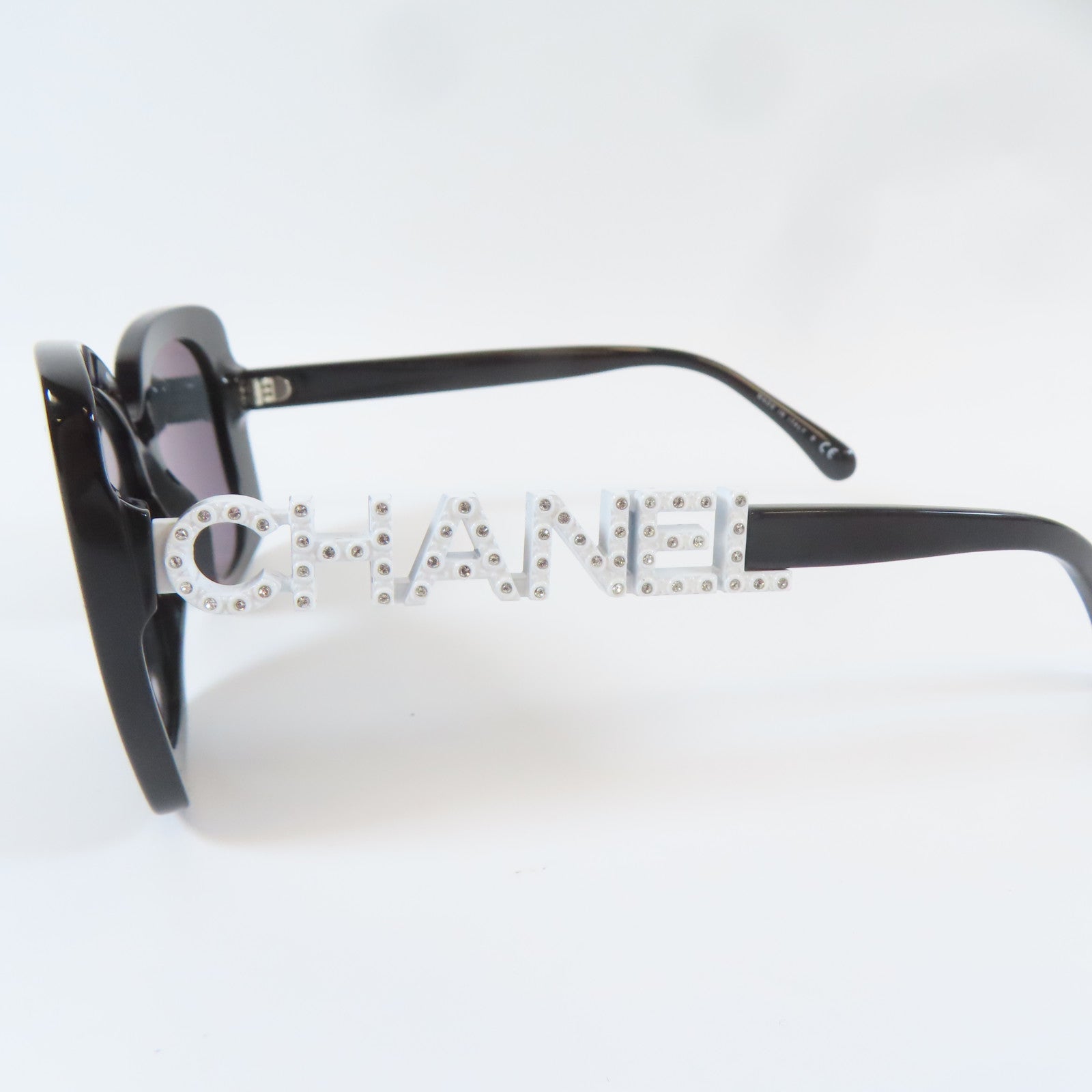 CHANEL PVC Square Sunglasses太陽眼鏡黑色
