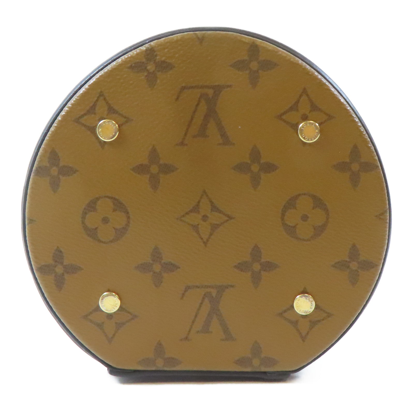 LOUIS VUITTON 【激減優惠】Monogram Reverse Cannes金扣手挽肩背兩用袋啡色