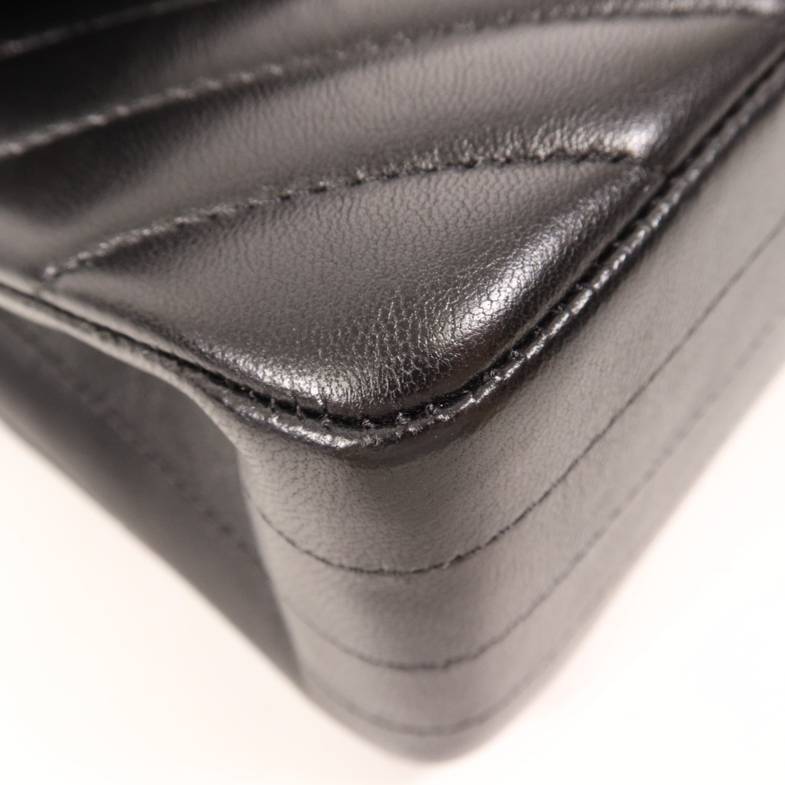 CHANEL 羊皮皮革Classic 25金扣鏈帶肩背袋