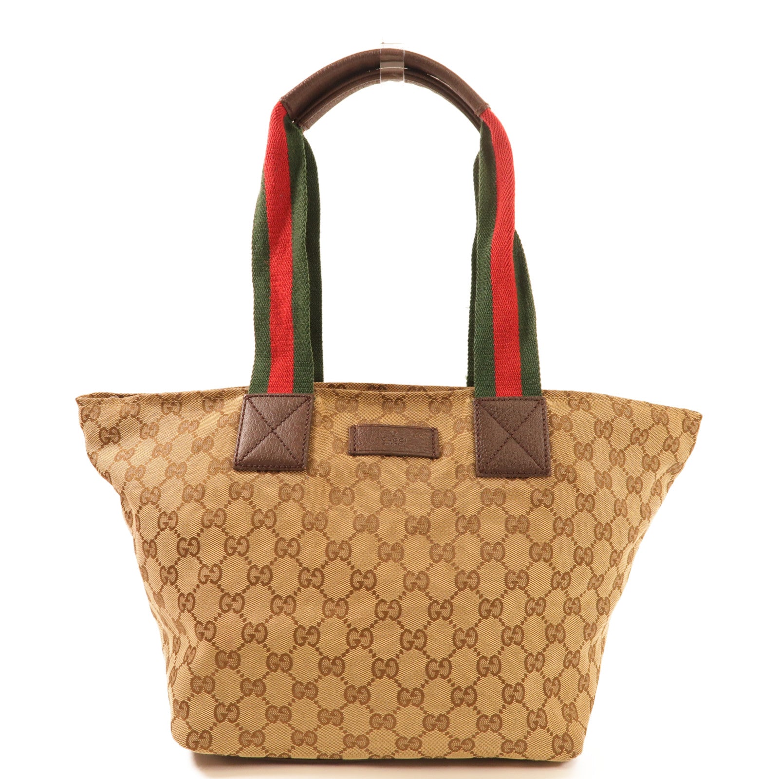 GUCCI GG Tote Bag Handag 131230 Canvas Brown