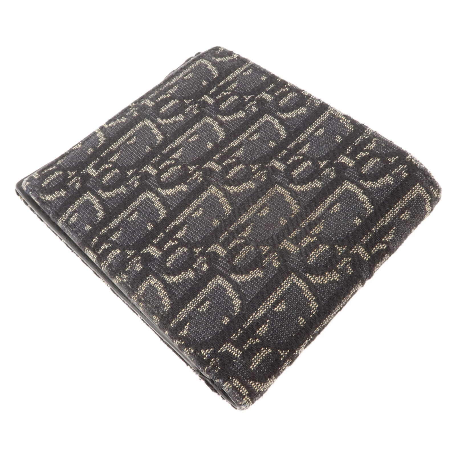 Dior 帆布/牛皮皮革Bifold Wallet錢包