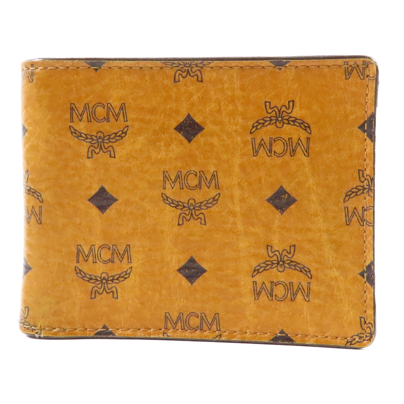 MCM 牛皮皮革Bifold Wallet錢包