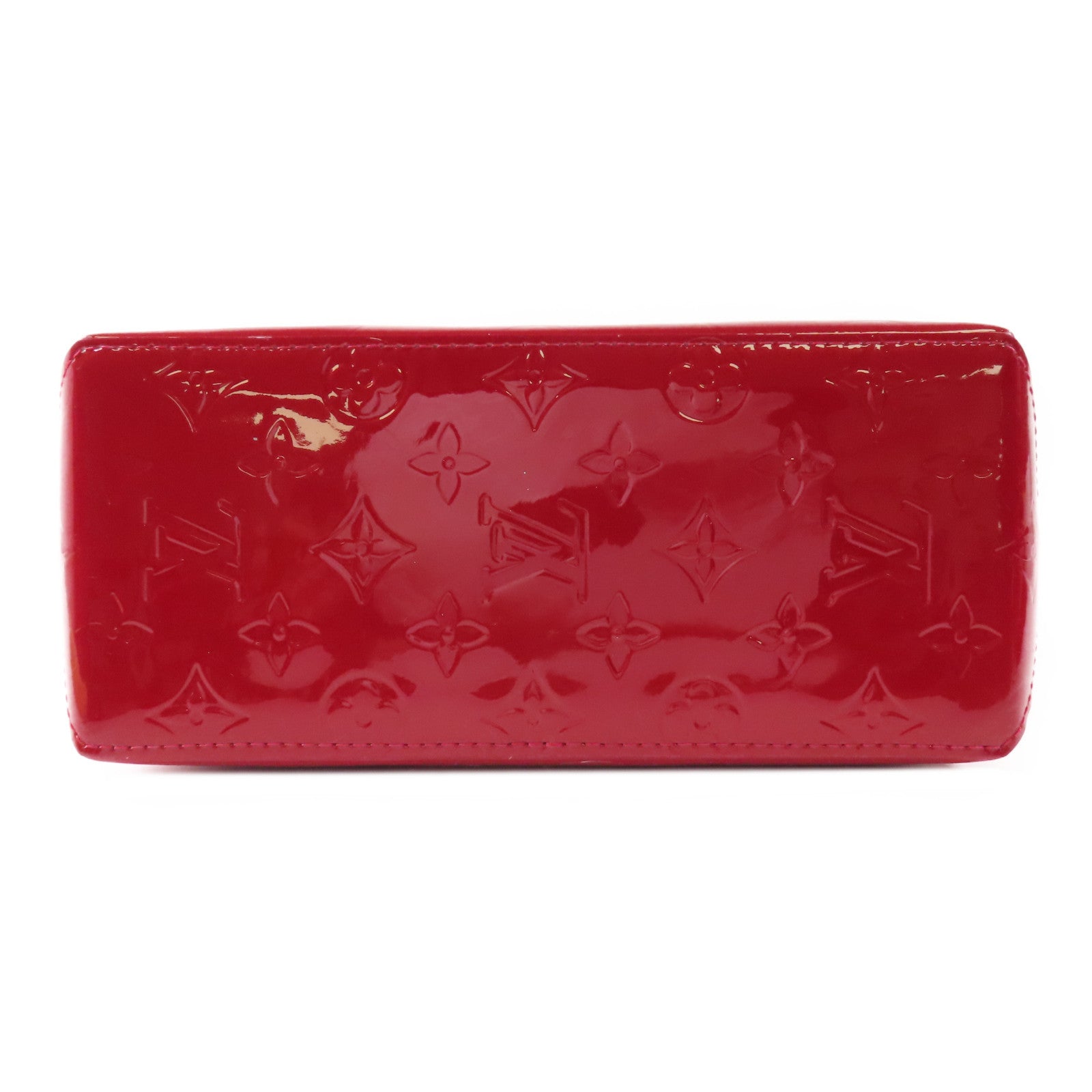 LOUIS VUITTON Vernis Reade PM金扣手挽袋