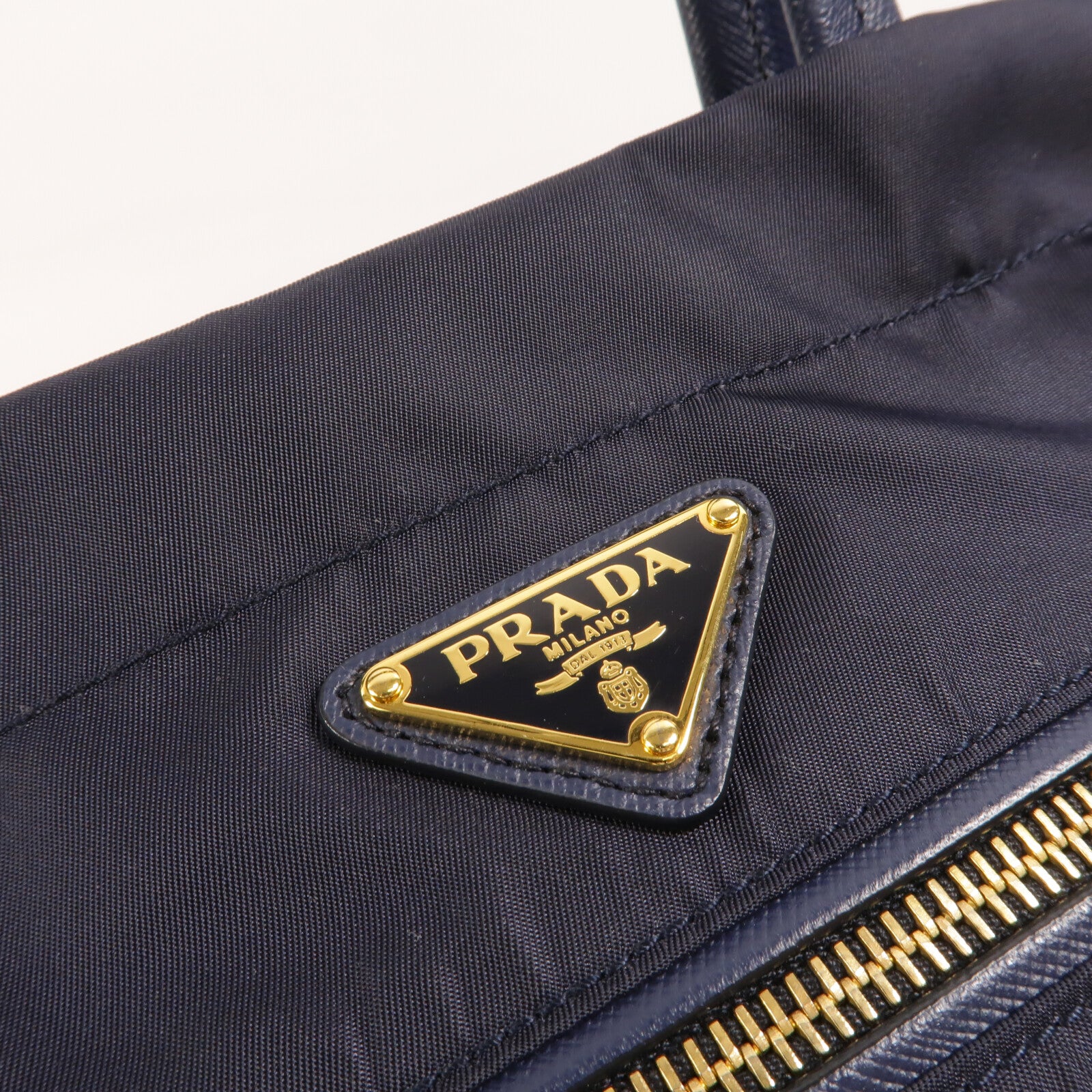 PRADA 尼龍/Saffiano皮革2 Way Shoulder Bag手挽肩背兩用袋