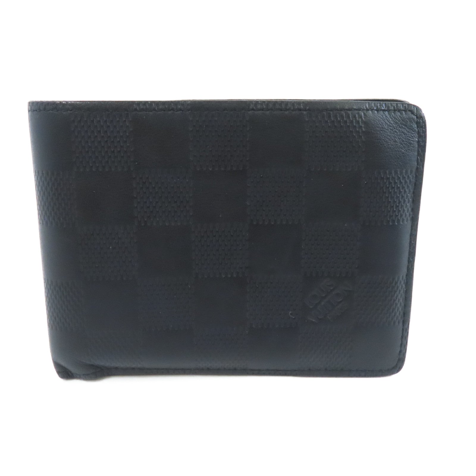 LOUIS VUITTON 【激減優惠】Damier Infini Multiple Wallet錢包黒色