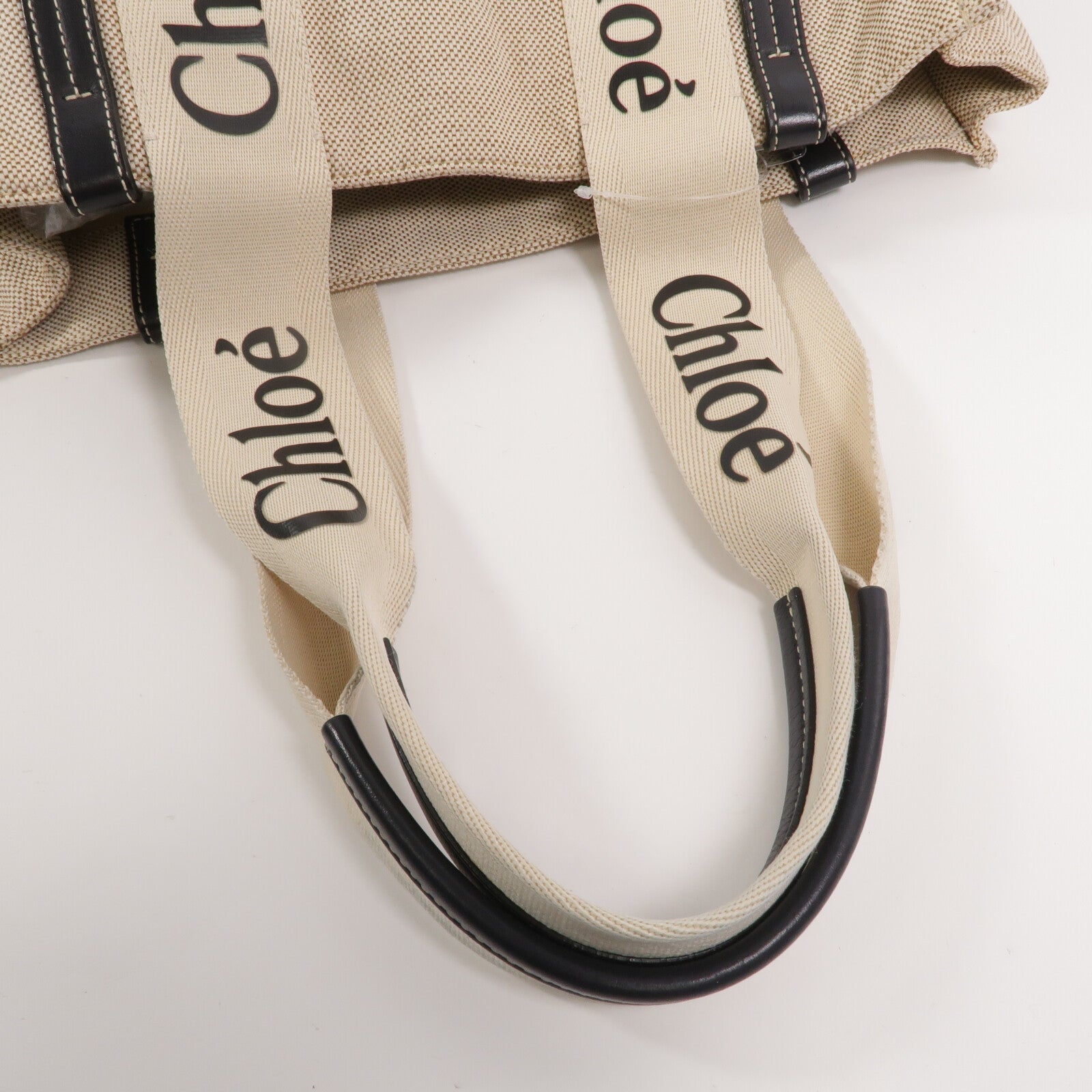 Chloe 帆布Woody Tote Medium肩背袋