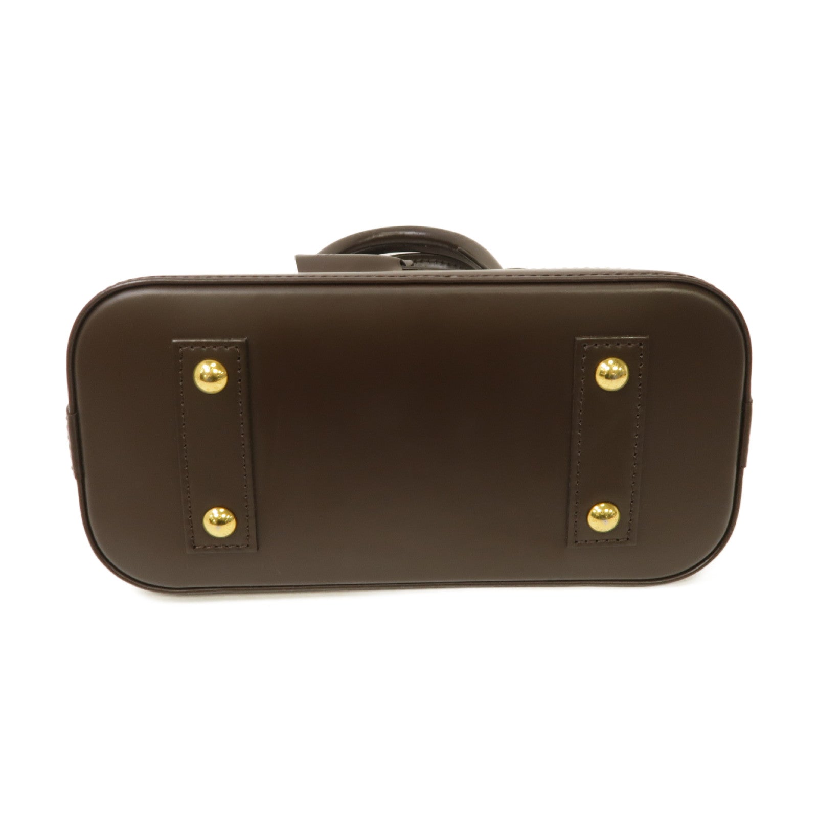 LOUIS VUITTON Damier Alma BB金扣手挽肩背兩用袋啡色
