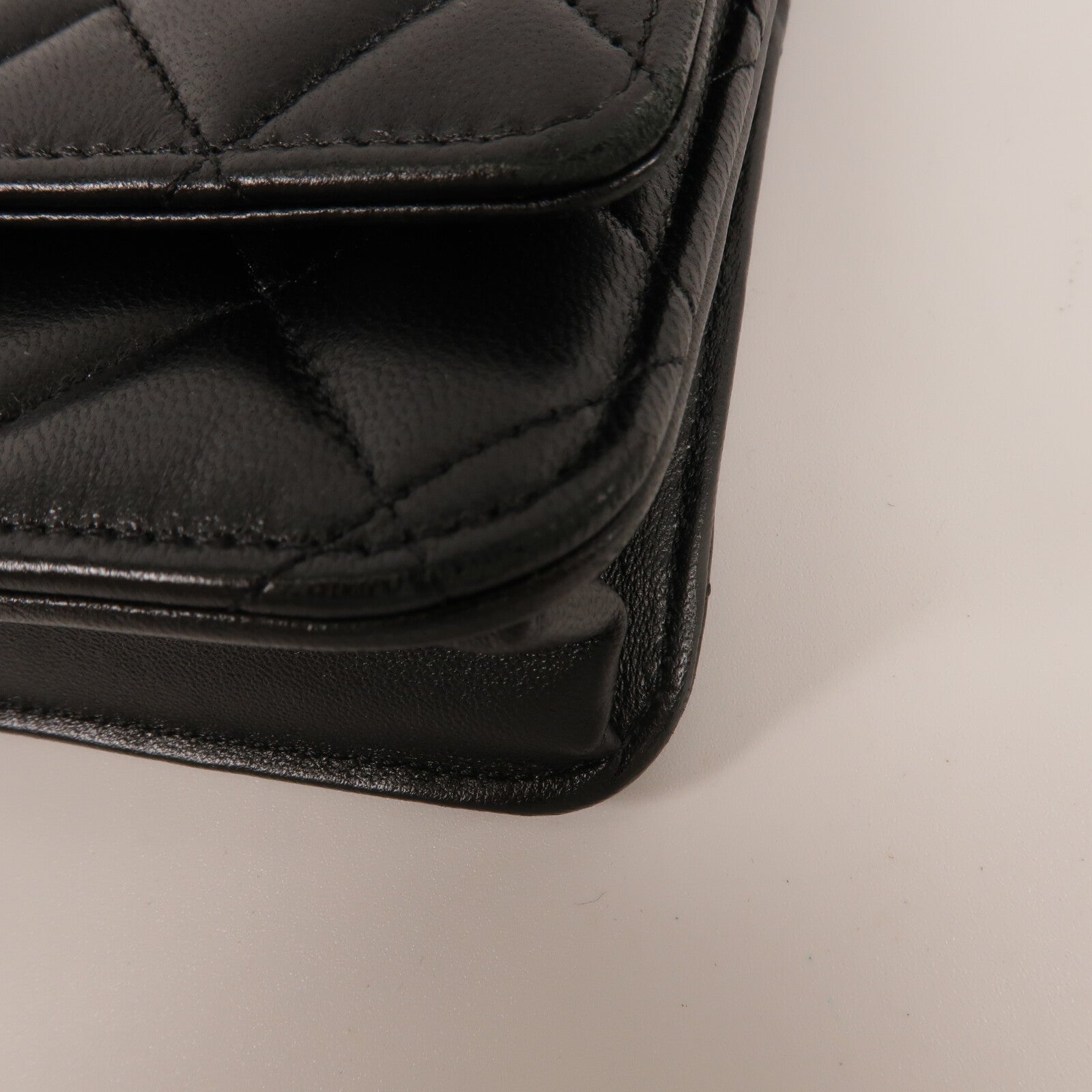 CHANEL 羊皮皮革WOC Wallet On Chain鏈帶肩背袋