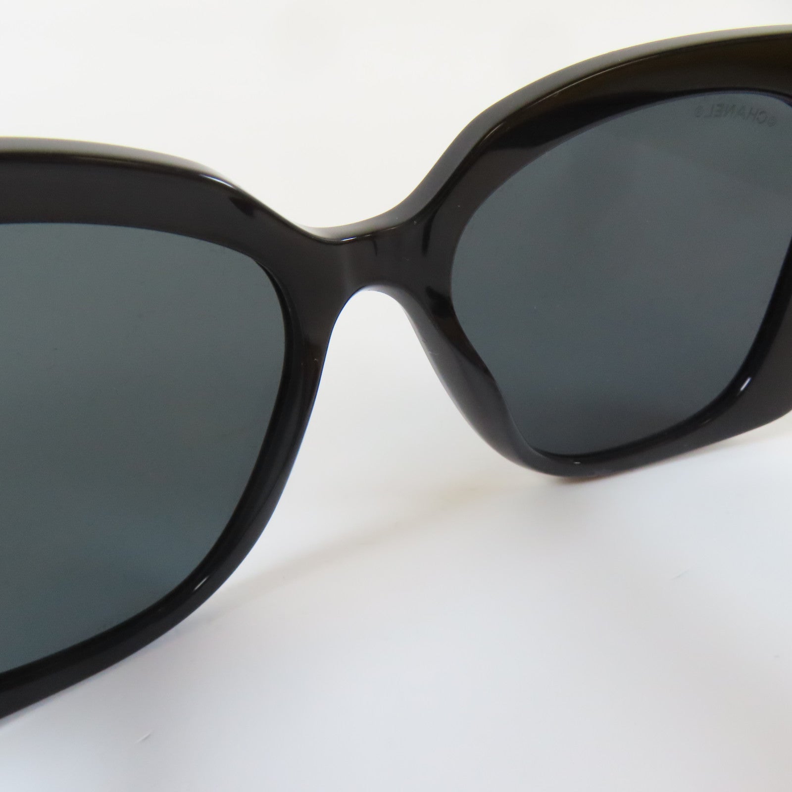 CHANEL PVC Square Sunglasses太陽眼鏡黑色