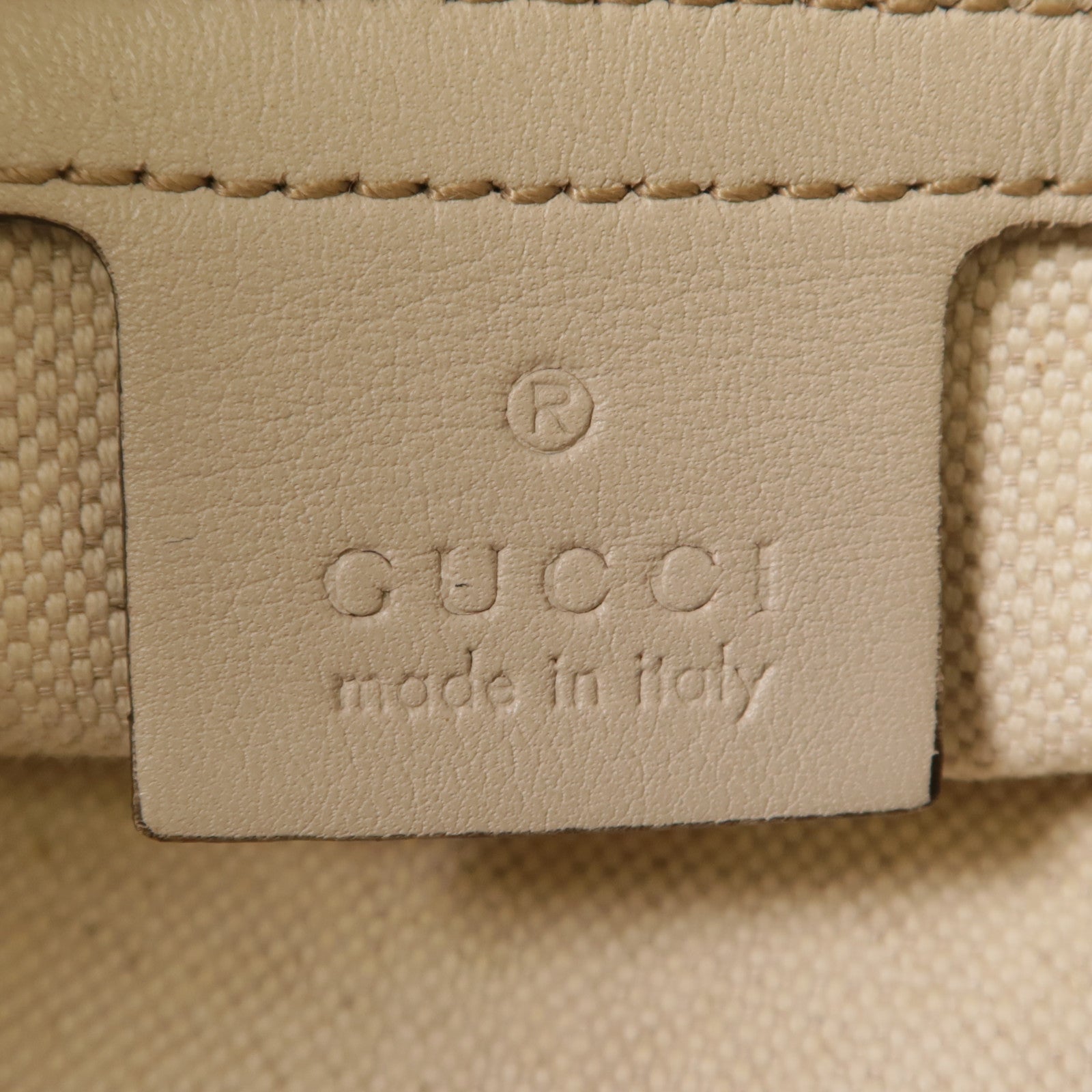 GUCCI 牛皮皮革Hand Bag銀扣手挽袋
