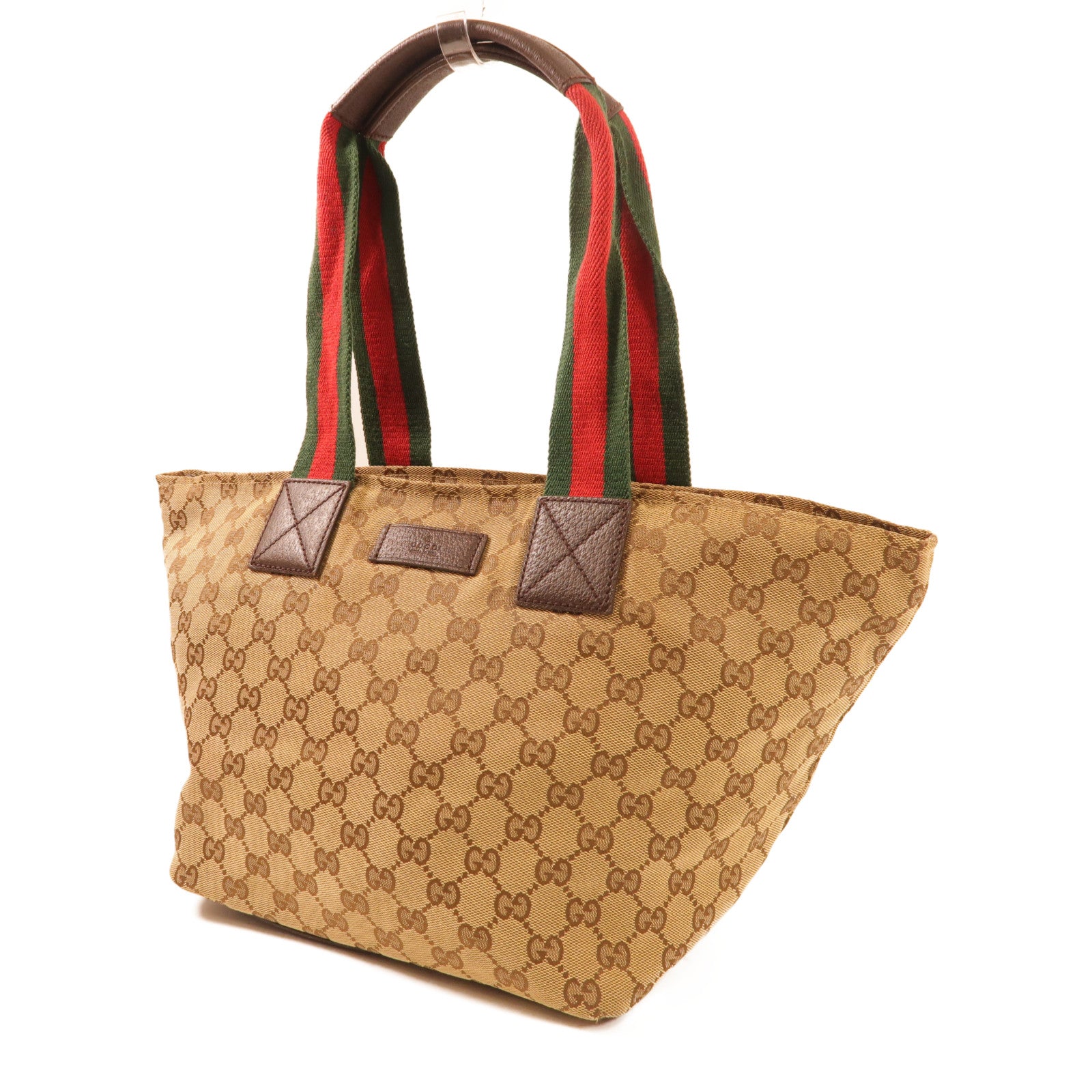 GUCCI GG Tote Bag Handag 131230 Canvas Brown