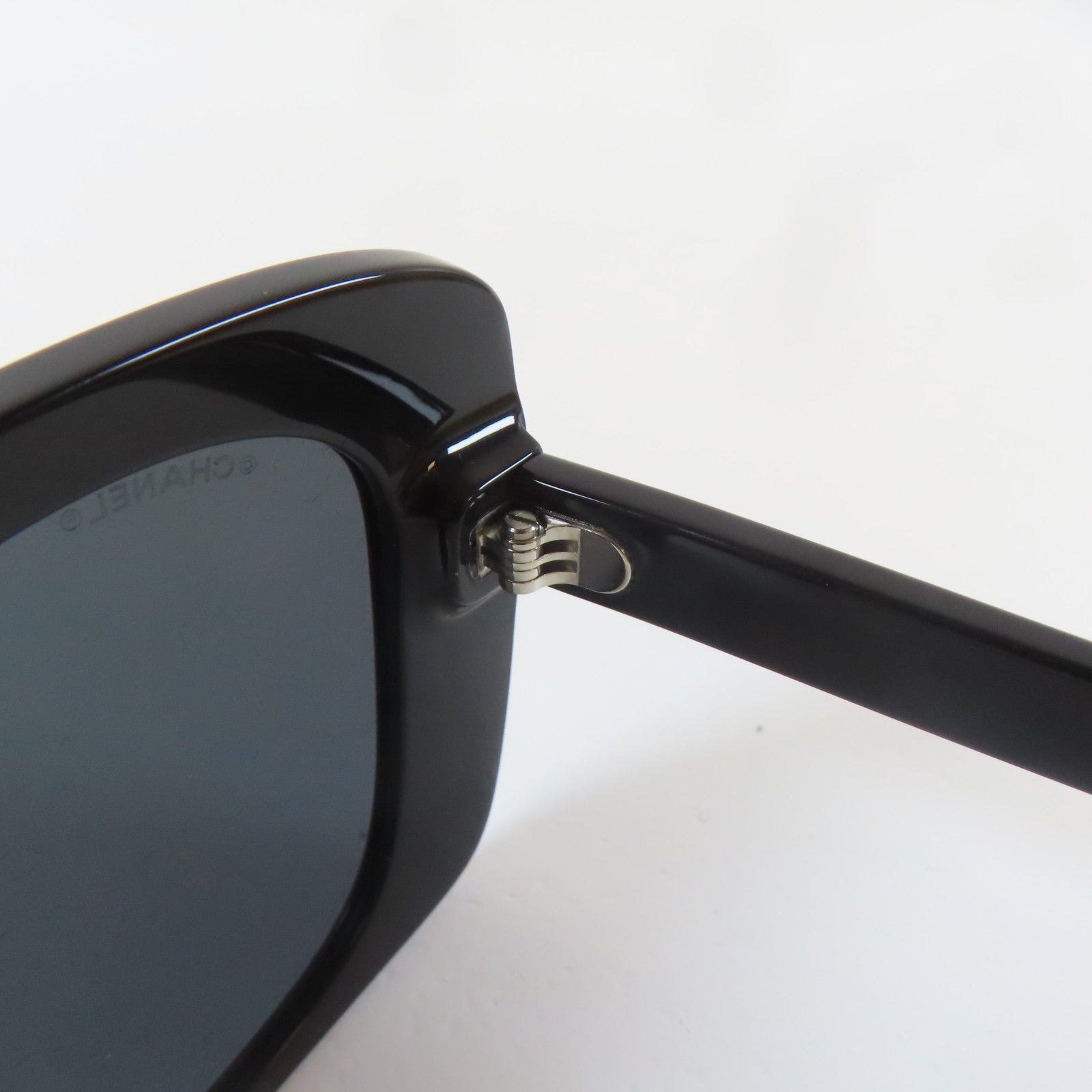CHANEL PVC Square Sunglasses太陽眼鏡黑色