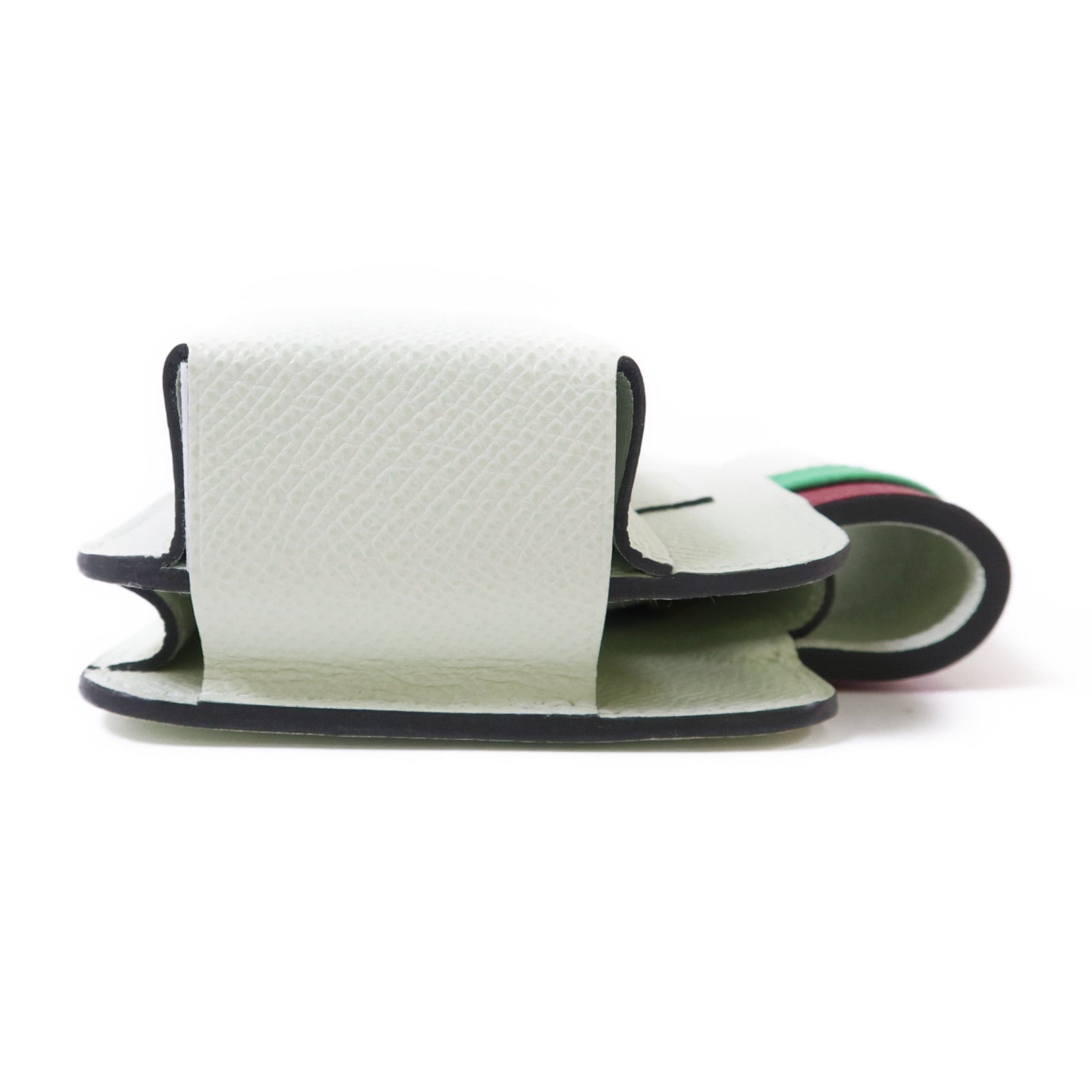 HERMES Epsom皮革Hermesway金扣肩背袋Vert Fizz/Rubis/Vert Comics