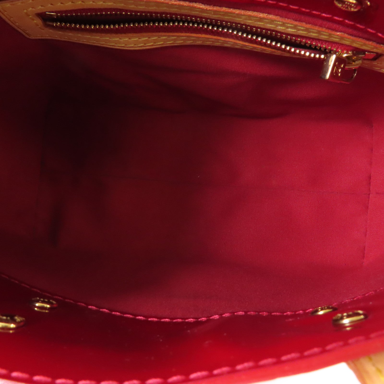 LOUIS VUITTON Vernis Reade PM金扣手挽袋