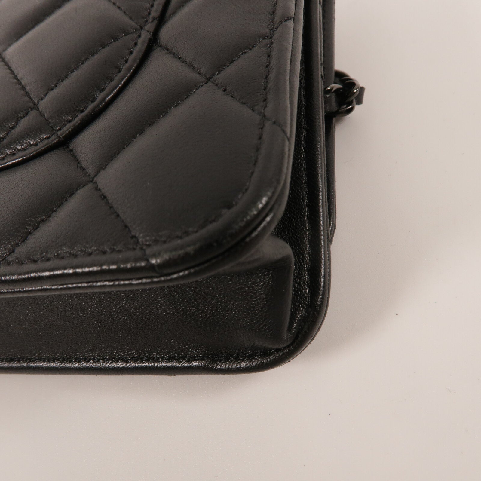 CHANEL 羊皮皮革WOC Wallet On Chain鏈帶肩背袋